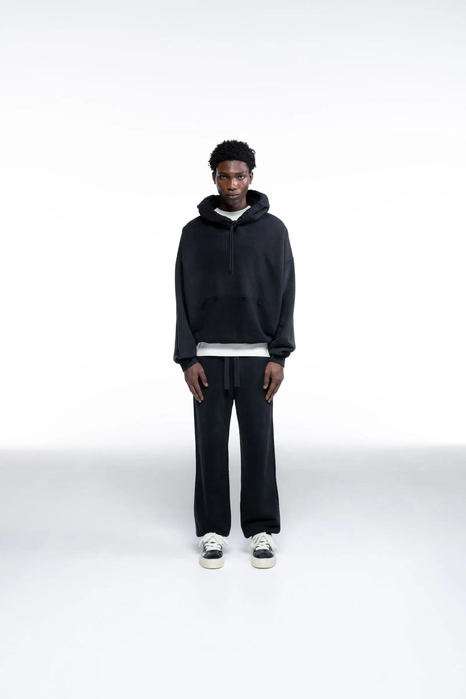 DISTRESSED HOODIE sold by Cole Buxton product image thumbnail 2