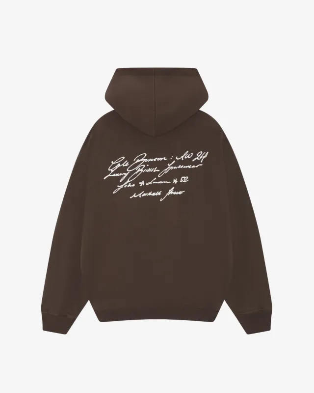SCRIPT HOODIE sold by Cole Buxton