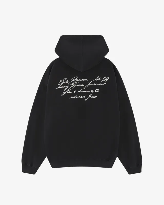 SCRIPT HOODIE sold by Cole Buxton