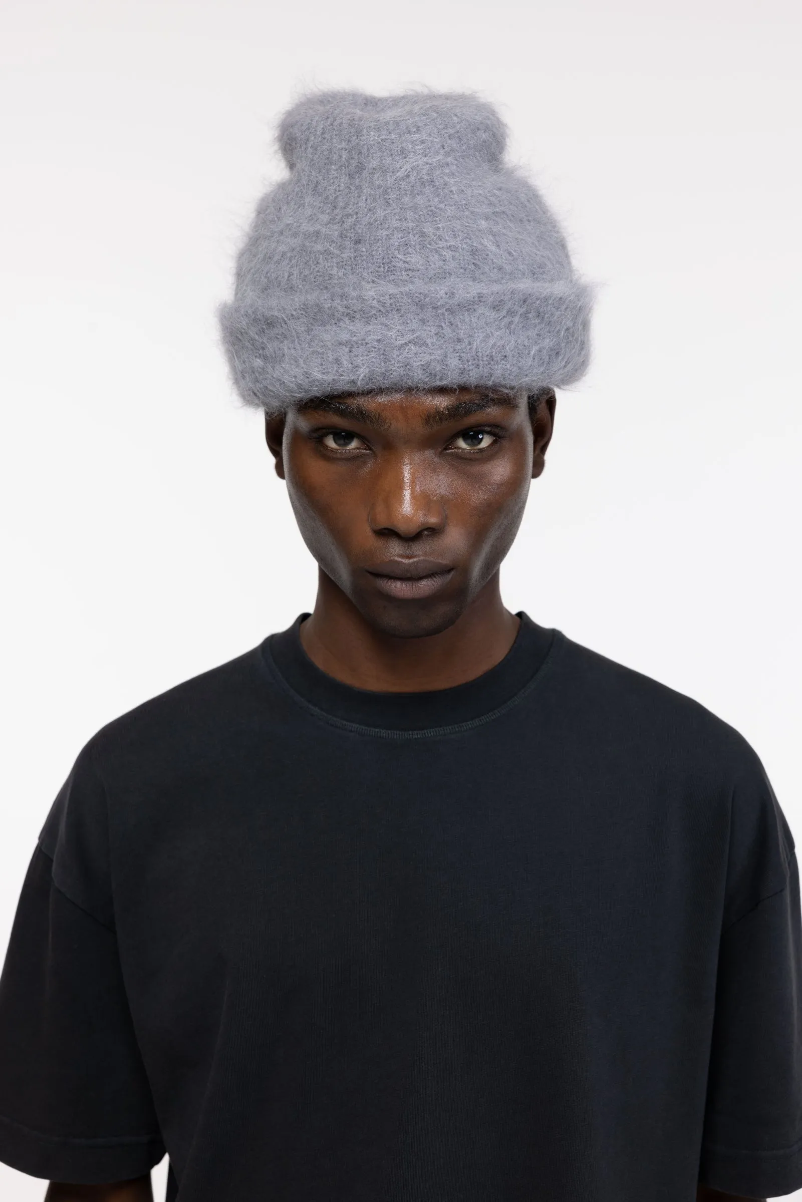 BLANK ALPACA KNIT BEANIE sold by Cole Buxton product image thumbnail 2