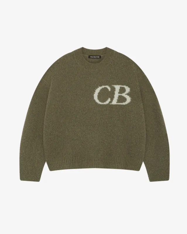 CB LOGO KNIT SWEATER sold by Cole Buxton