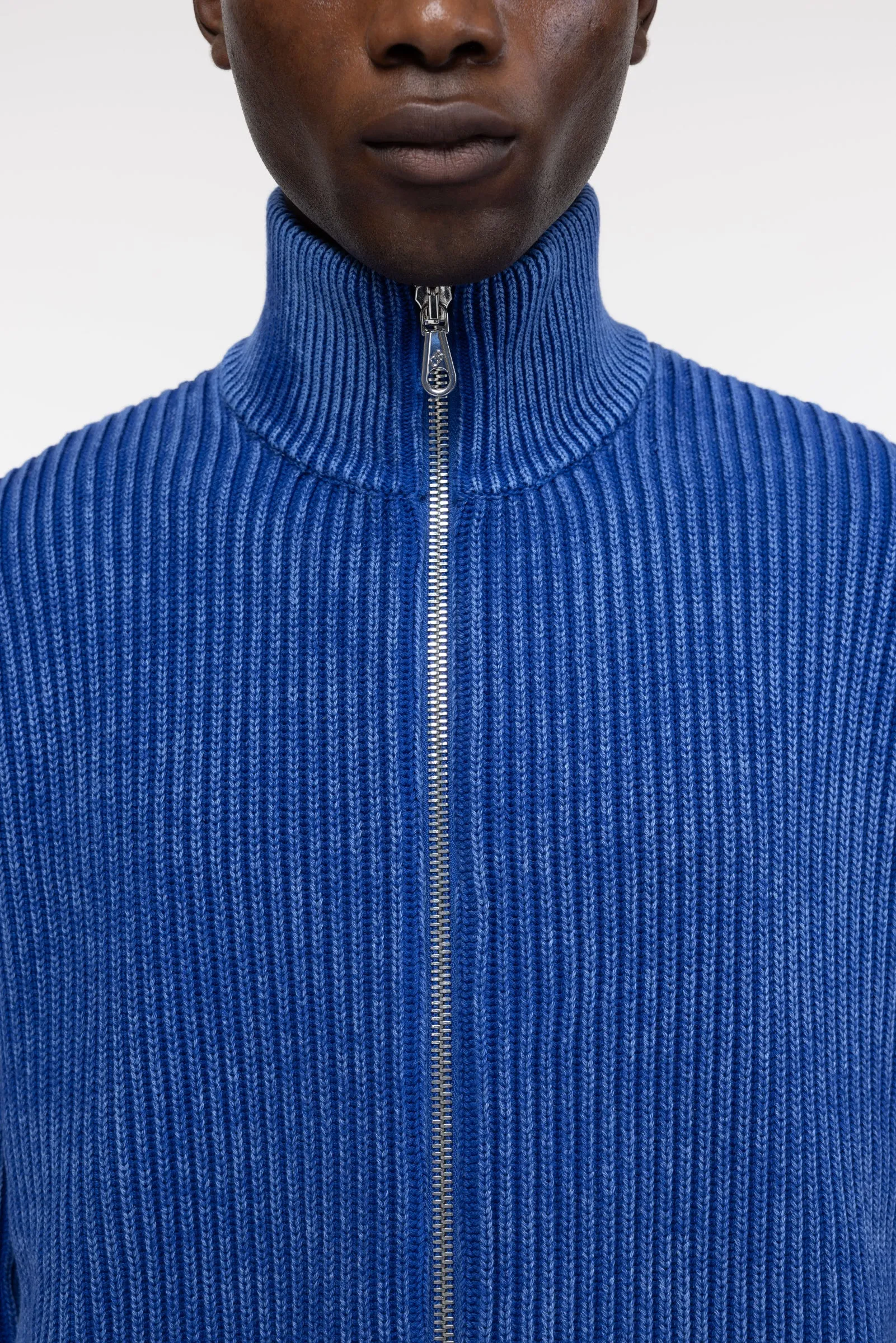 ACID WASH KNIT ZIP THROUGH sold by Cole Buxton product image thumbnail 5