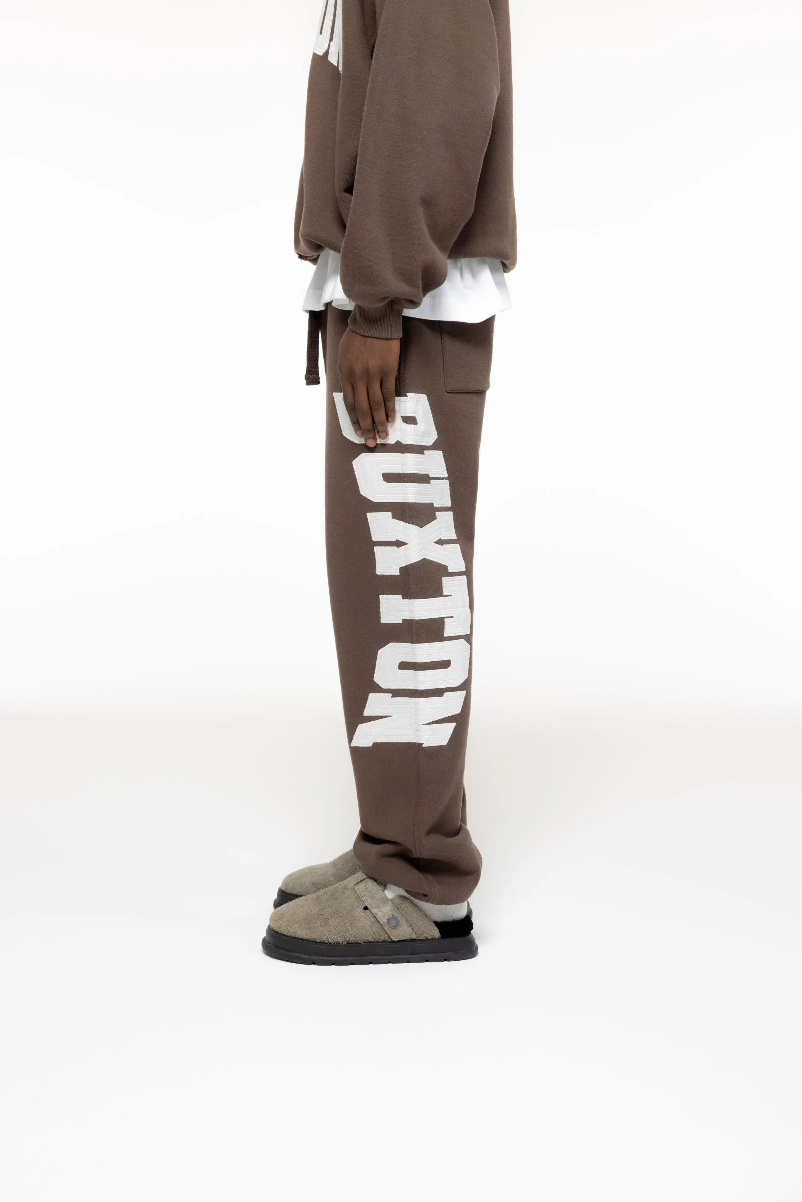 DISTRESSED APPLIQUE SWEATPANTS sold by Cole Buxton product image thumbnail 4