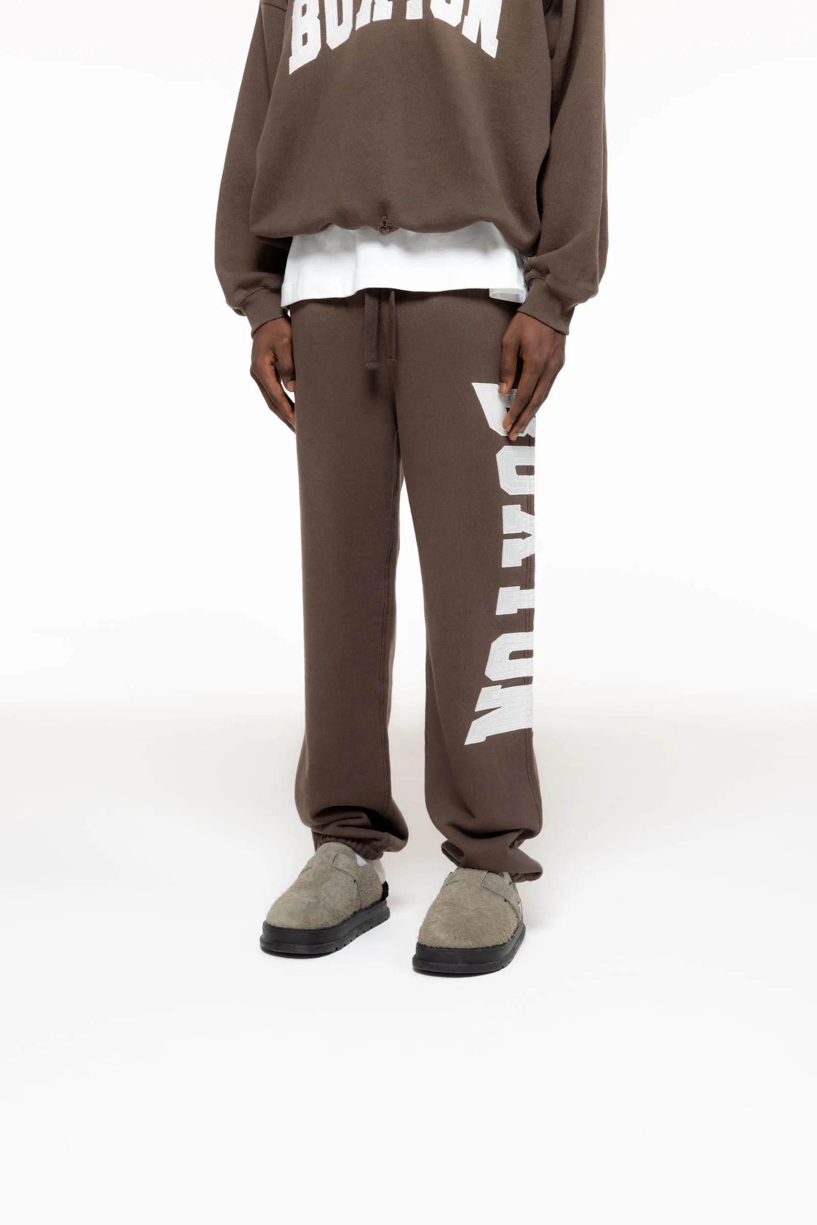 DISTRESSED APPLIQUE SWEATPANTS sold by Cole Buxton product image thumbnail 5