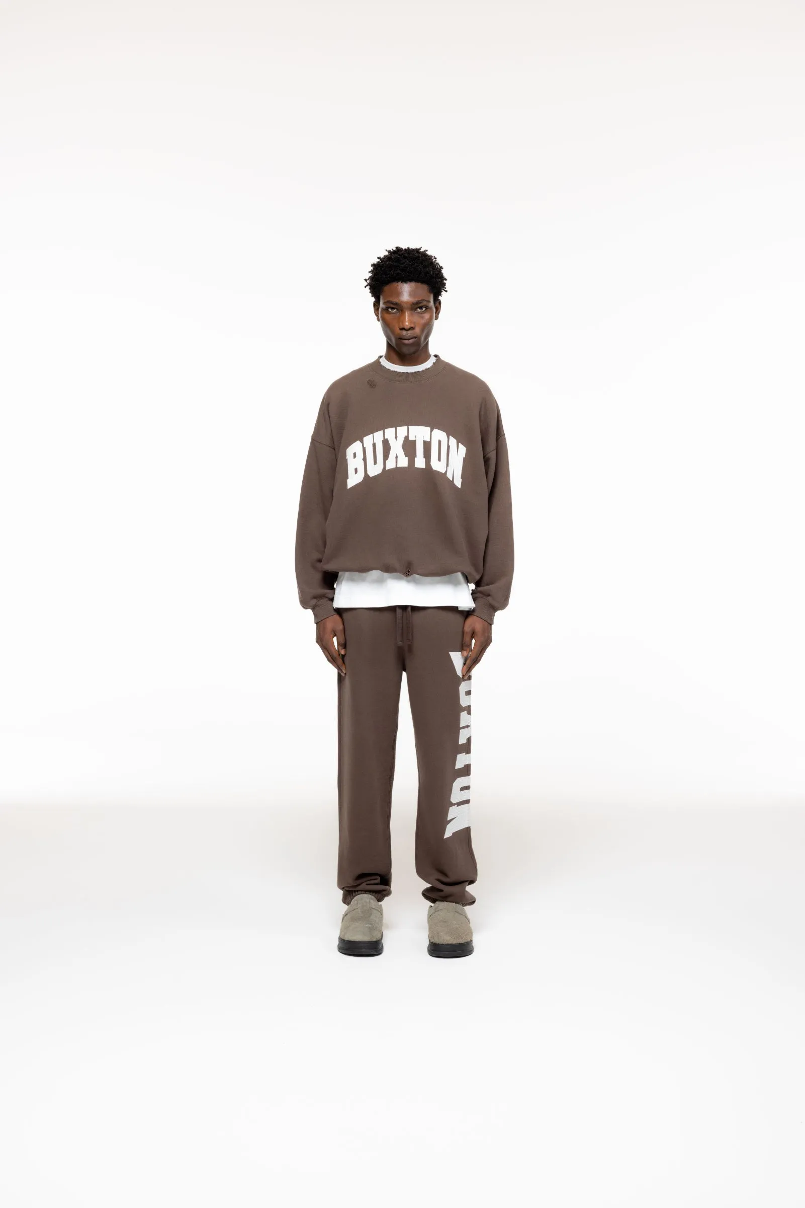 DISTRESSED APPLIQUE SWEATPANTS sold by Cole Buxton product image thumbnail 2