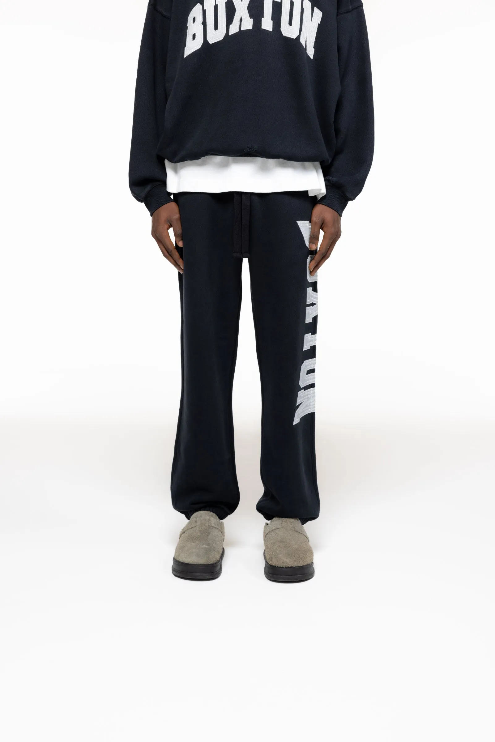 DISTRESSED APPLIQUE SWEATPANTS sold by Cole Buxton product image thumbnail 4