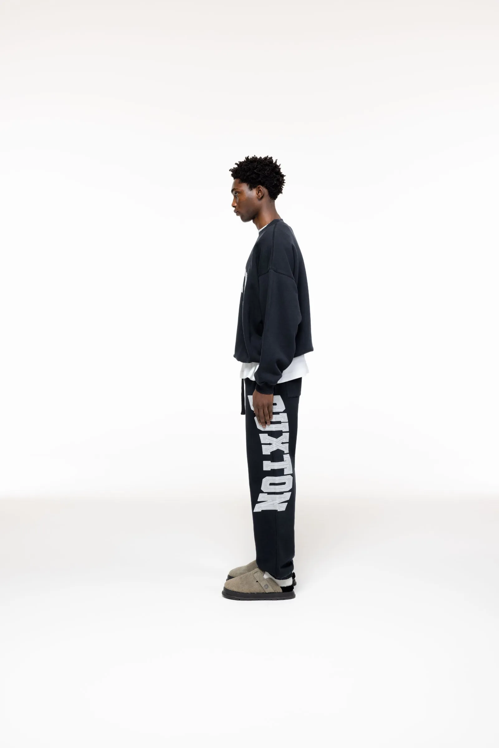 DISTRESSED APPLIQUE SWEATPANTS sold by Cole Buxton product image thumbnail 3
