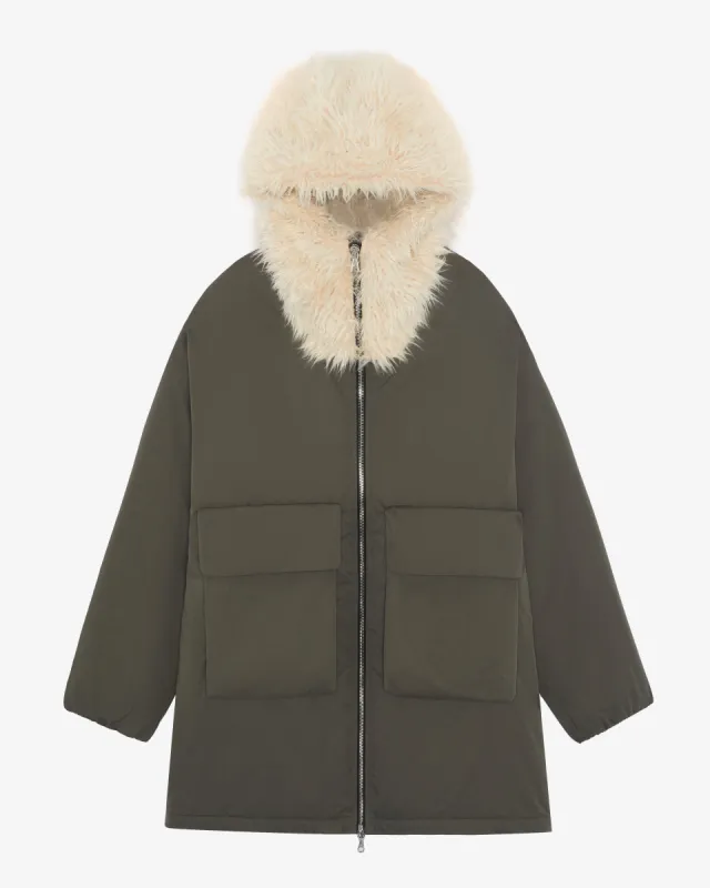 WOOL HOODED PARKA sold by Cole Buxton