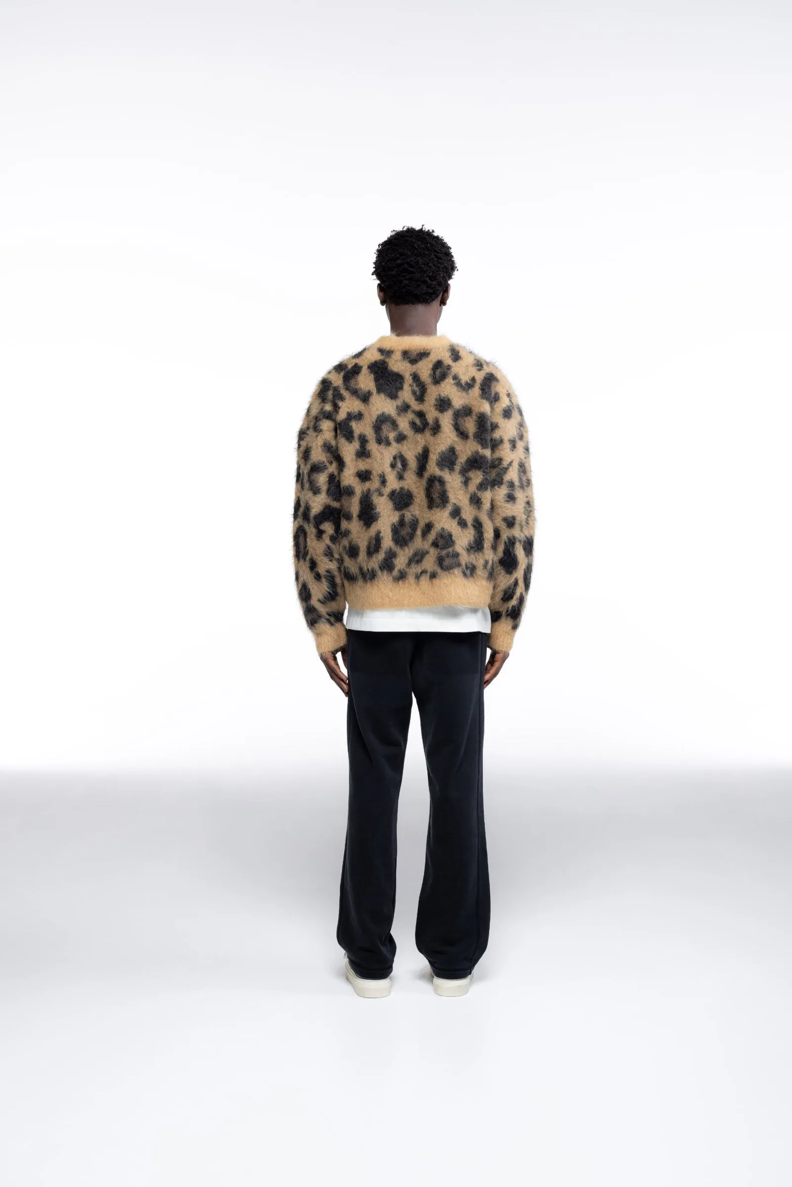 LEOPARD KNIT SWEATER sold by Cole Buxton product image thumbnail 4