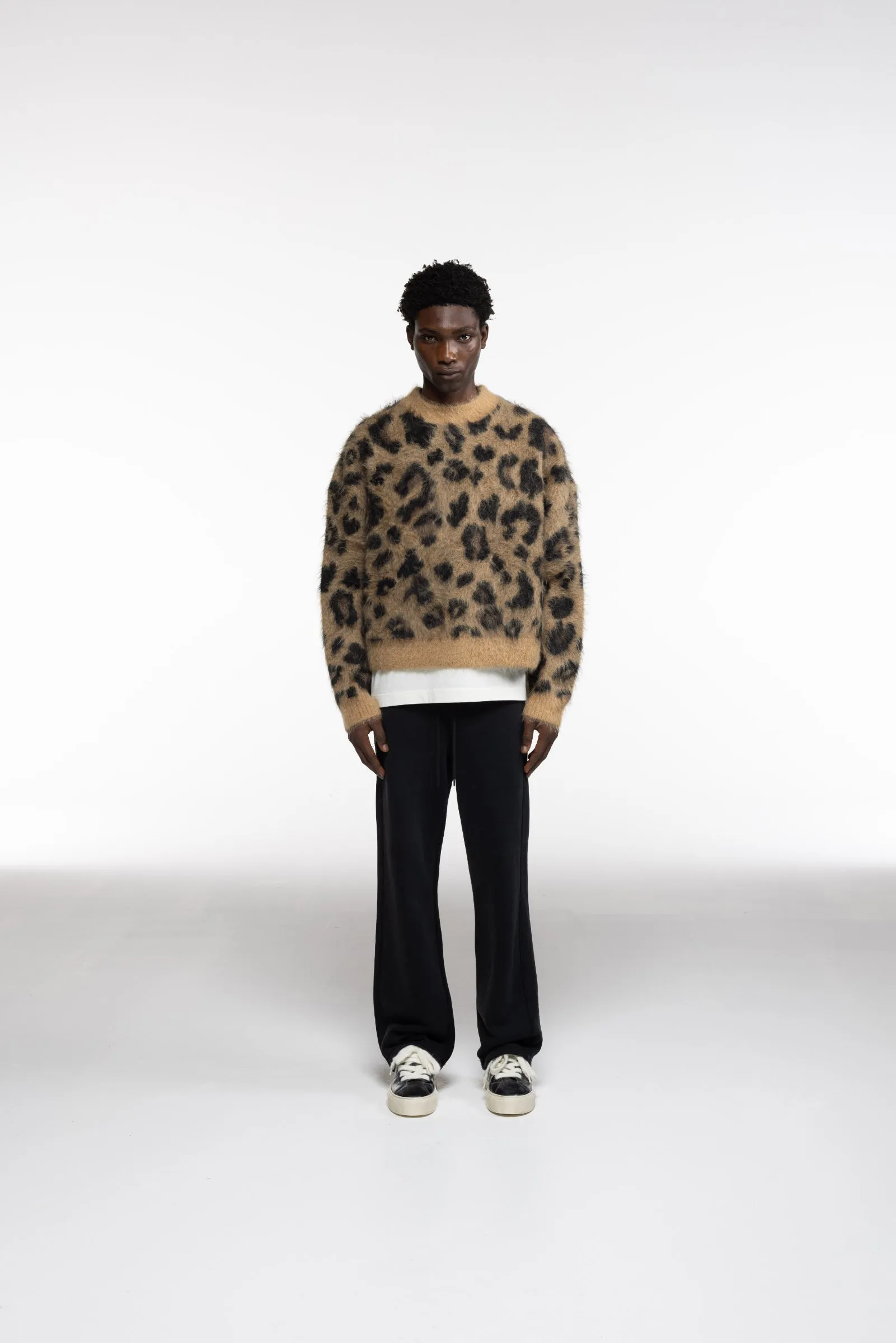 LEOPARD KNIT SWEATER sold by Cole Buxton product image thumbnail 2