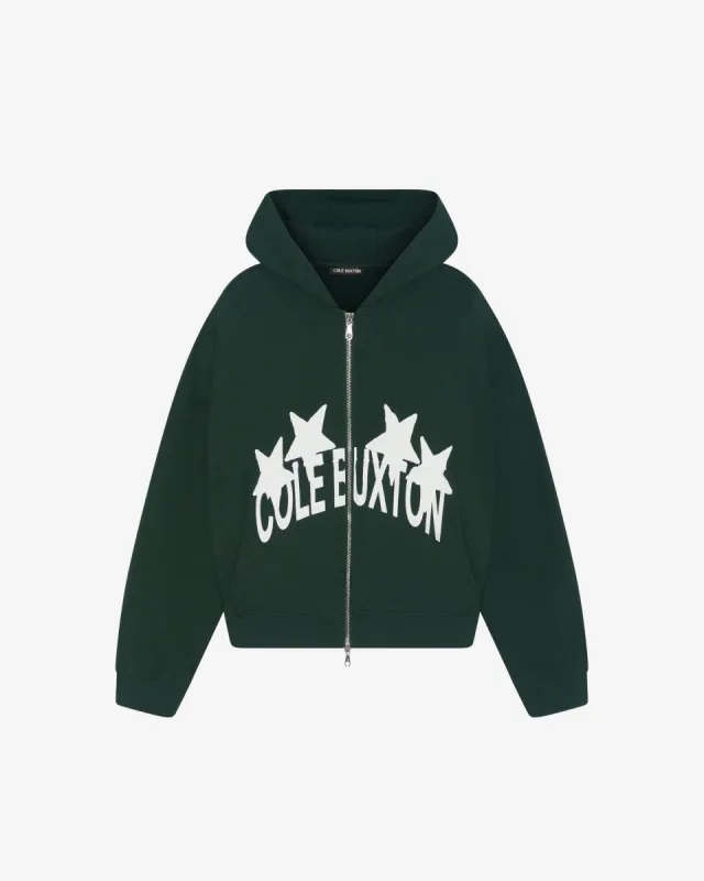 4 STAR ZIPPED HOODIE sold by Cole Buxton