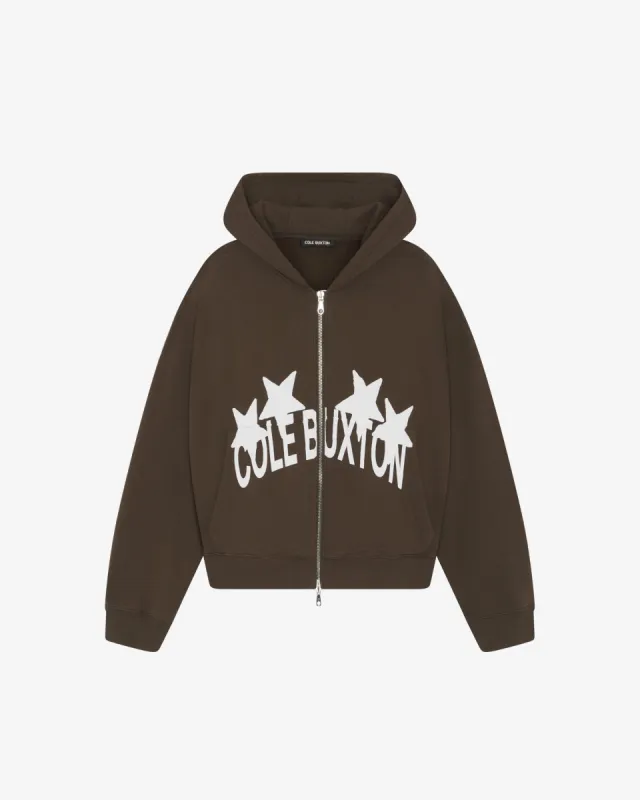 4 STAR ZIPPED HOODIE sold by Cole Buxton