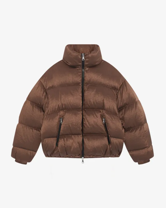 CROPPED NYLON RIPSTOP PUFFER sold by Cole Buxton