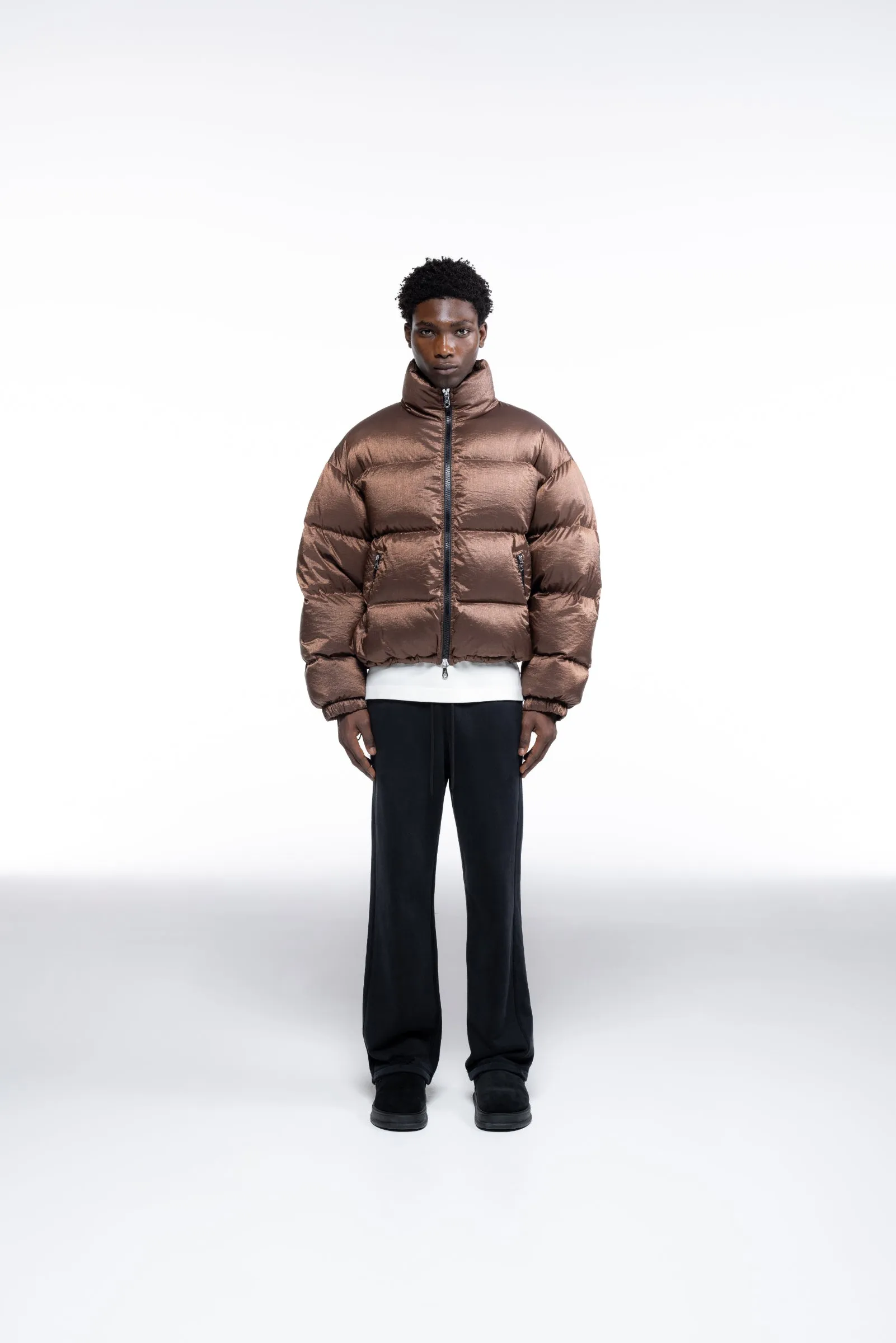 CROPPED NYLON RIPSTOP PUFFER sold by Cole Buxton product image thumbnail 2