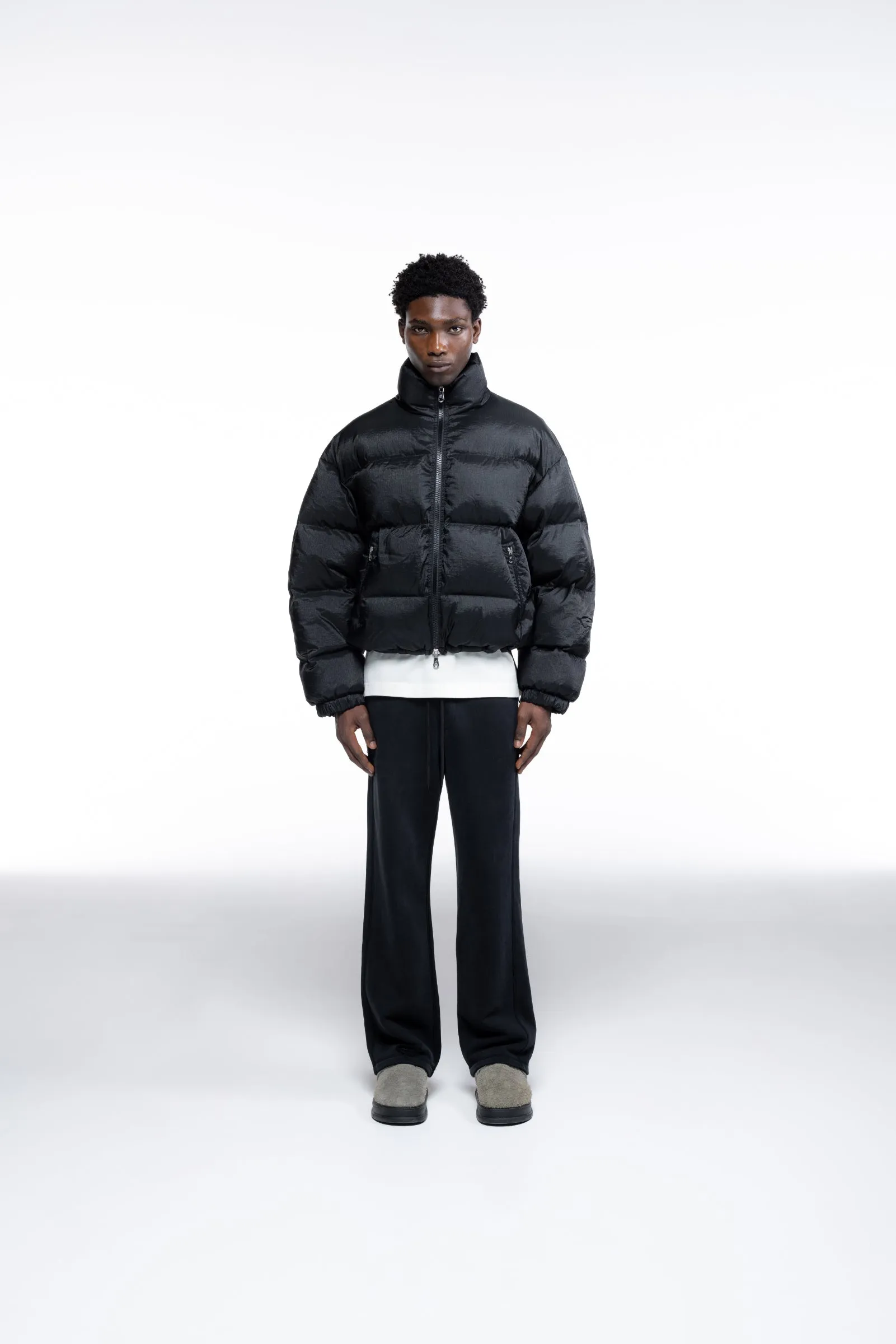 CROPPED NYLON RIPSTOP PUFFER sold by Cole Buxton product image thumbnail 2