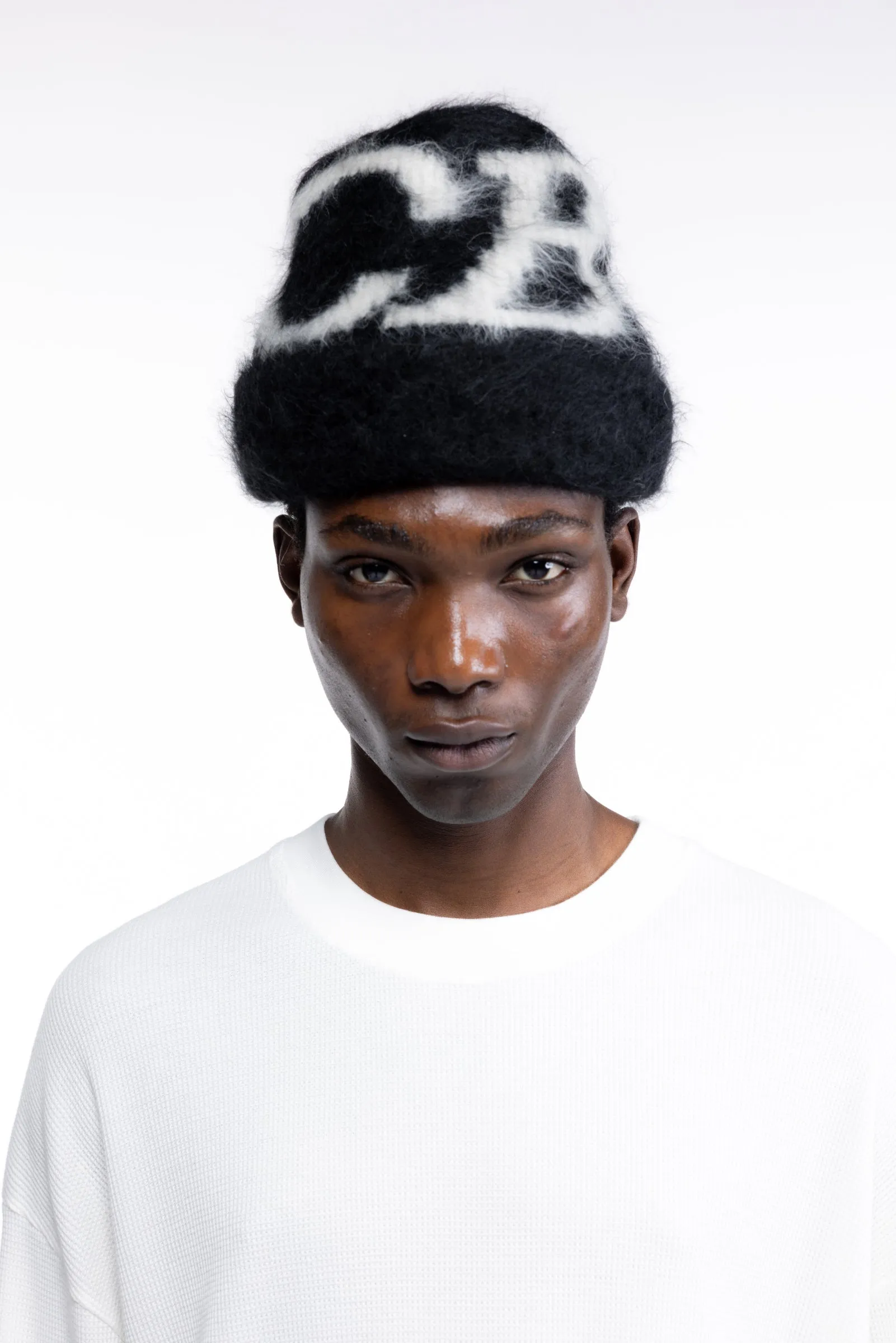 ALPACA KNIT BEANIE sold by Cole Buxton product image thumbnail 2