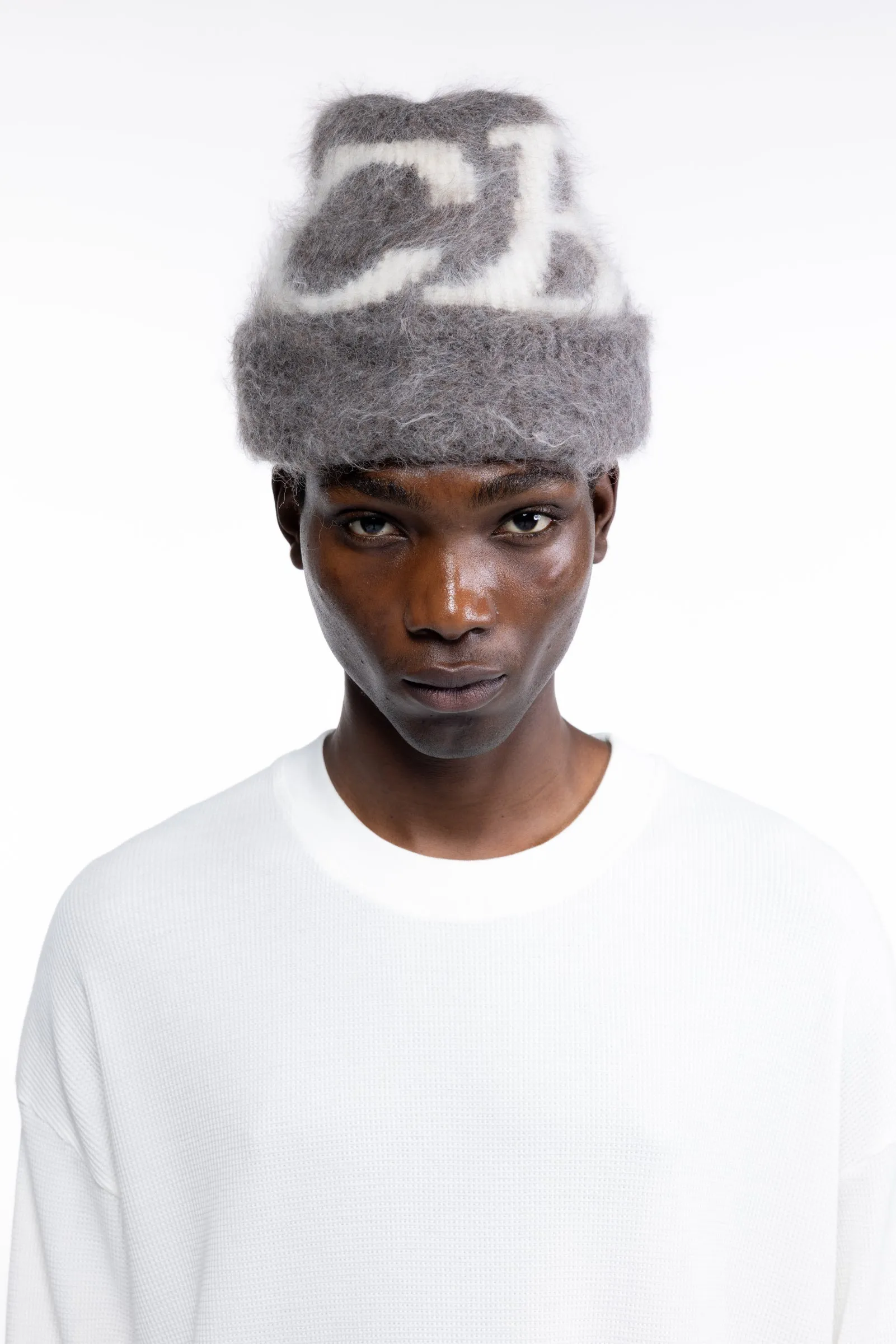 ALPACA KNIT BEANIE sold by Cole Buxton product image thumbnail 2