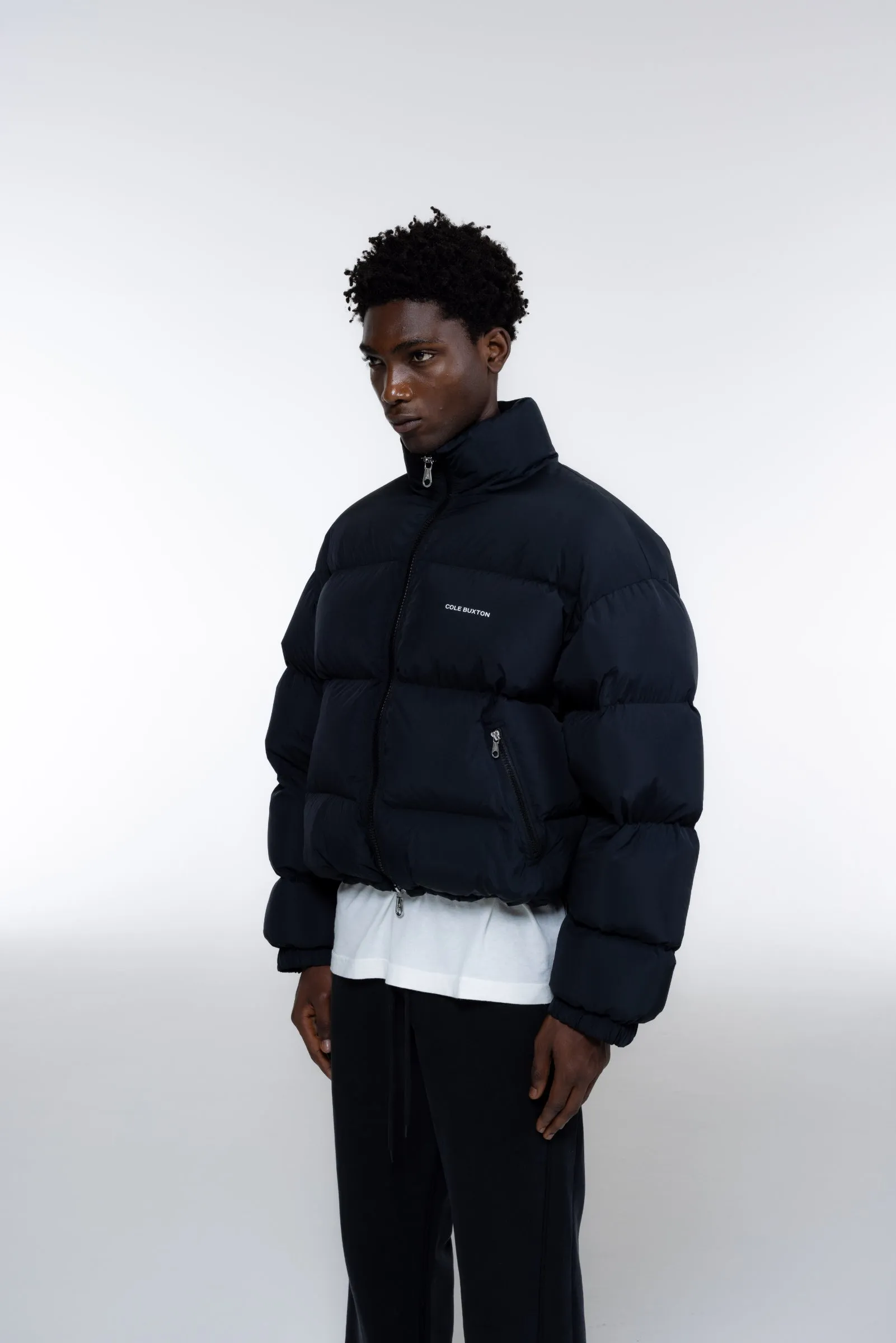 CROPPED LOGO PUFFER sold by Cole Buxton product image thumbnail 3