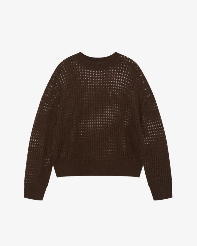 OPEN WEAVE KNIT SWEATSHIRT sold by Cole Buxton