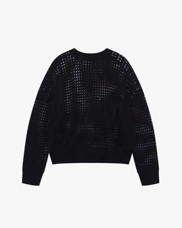 OPEN WEAVE KNIT SWEATSHIRT sold by Cole Buxton