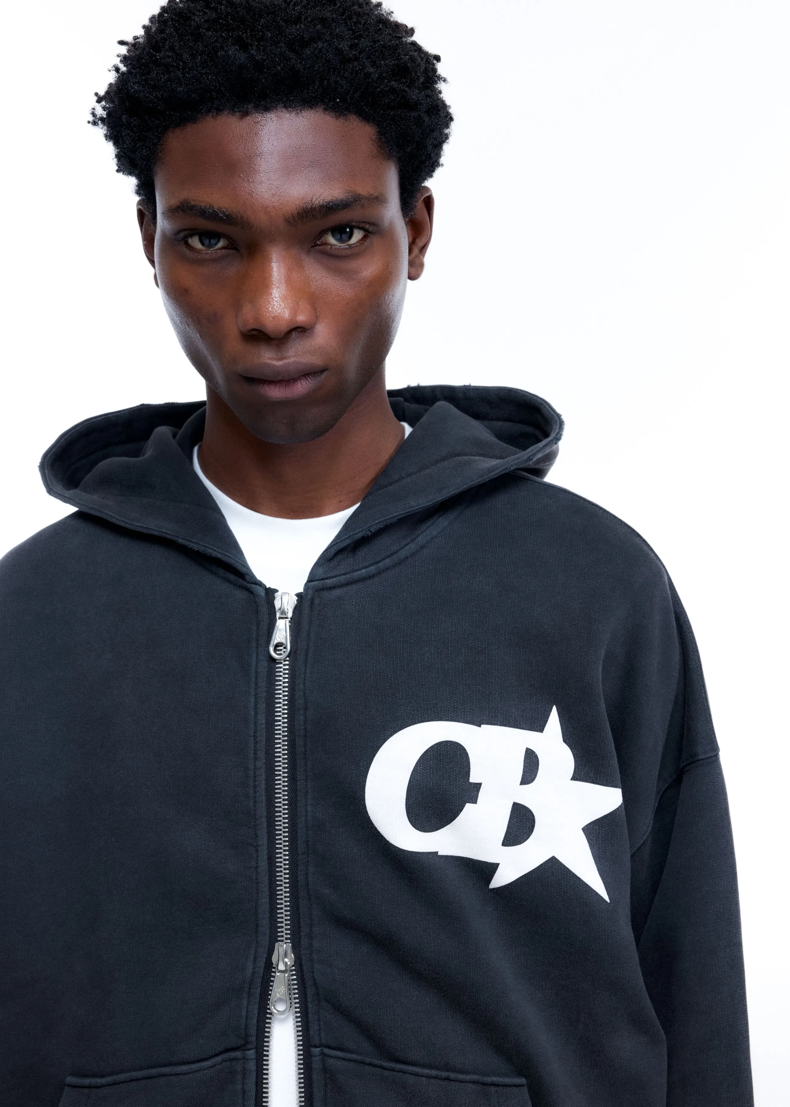 CB STAR ZIPPED HOODIE sold by Cole Buxton product image thumbnail 4