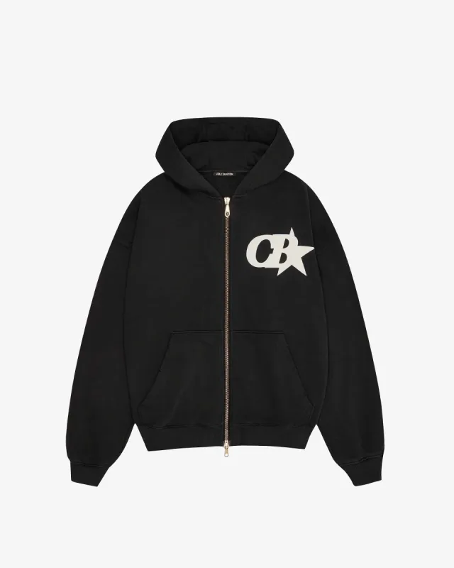 CB STAR ZIPPED HOODIE sold by Cole Buxton