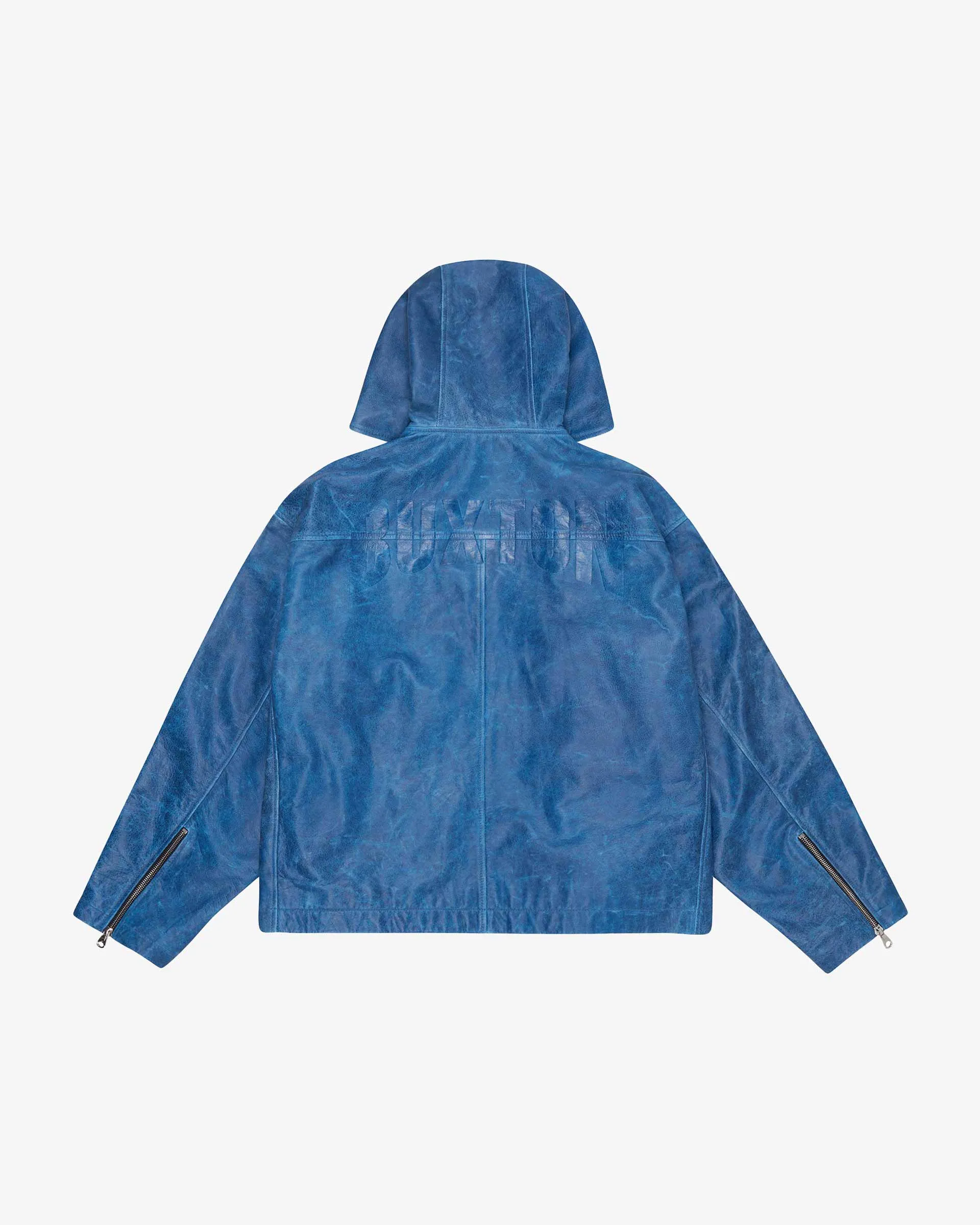 CB HOODED LEATHER JACKET sold by Cole Buxton product image thumbnail 3