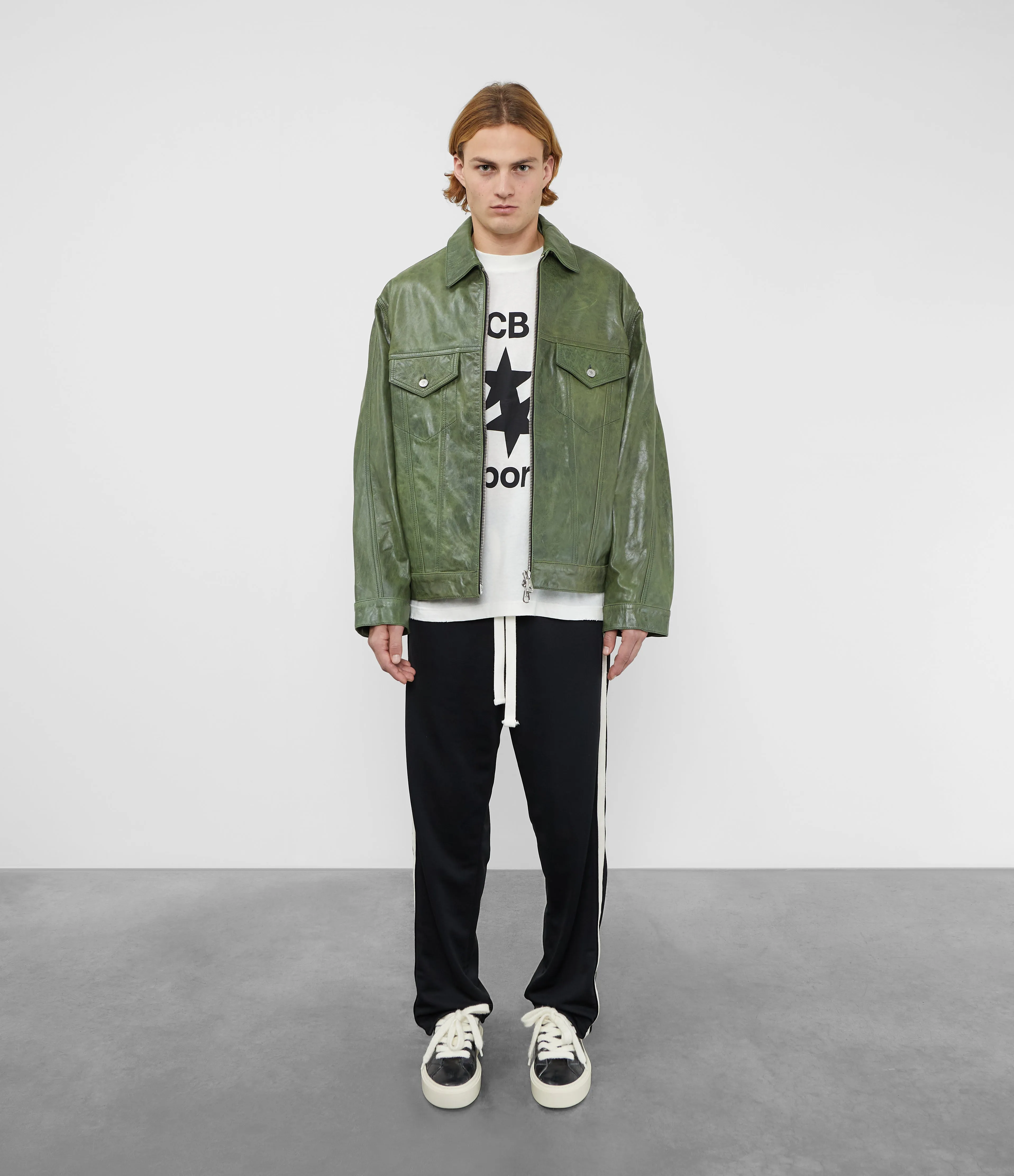 CB LEATHER TRUCKER sold by Cole Buxton product image thumbnail 4