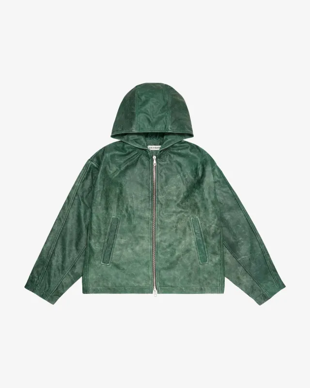 CB HOODED LEATHER JACKET sold by Cole Buxton