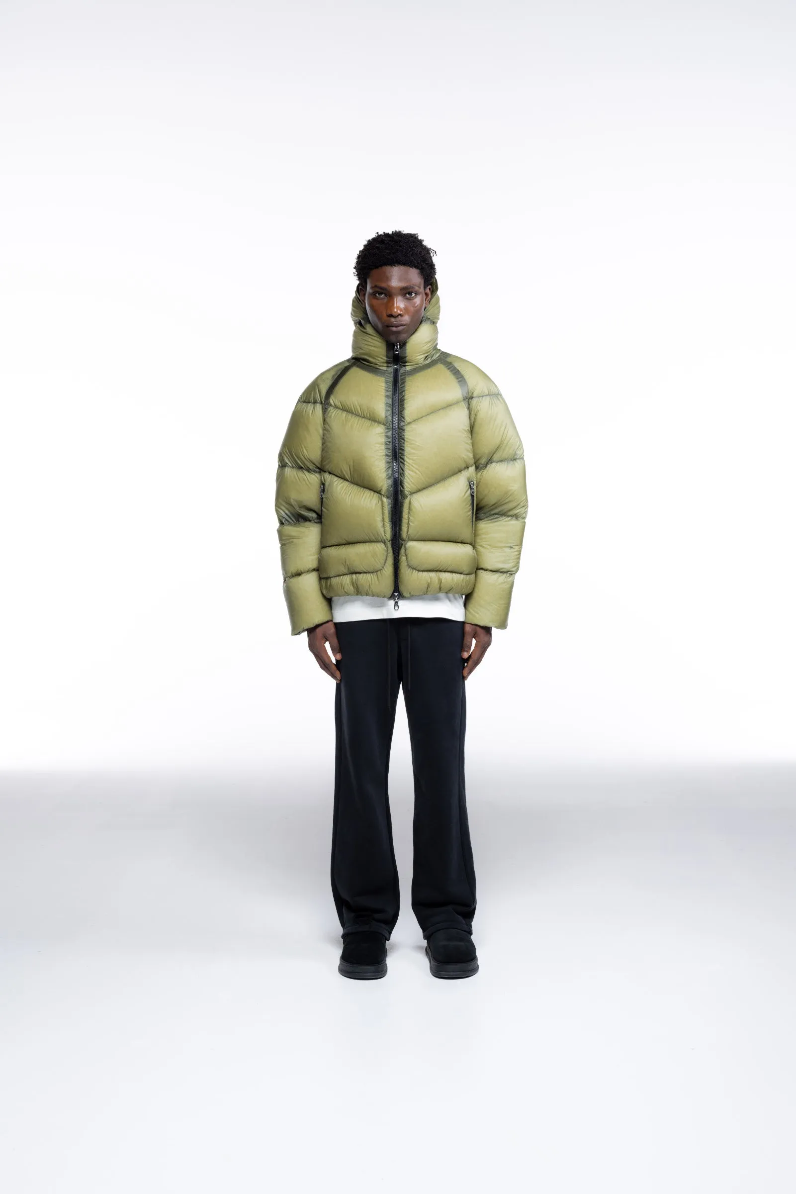 TRANSLUCENT TAPED DOWN JACKET sold by Cole Buxton product image thumbnail 2