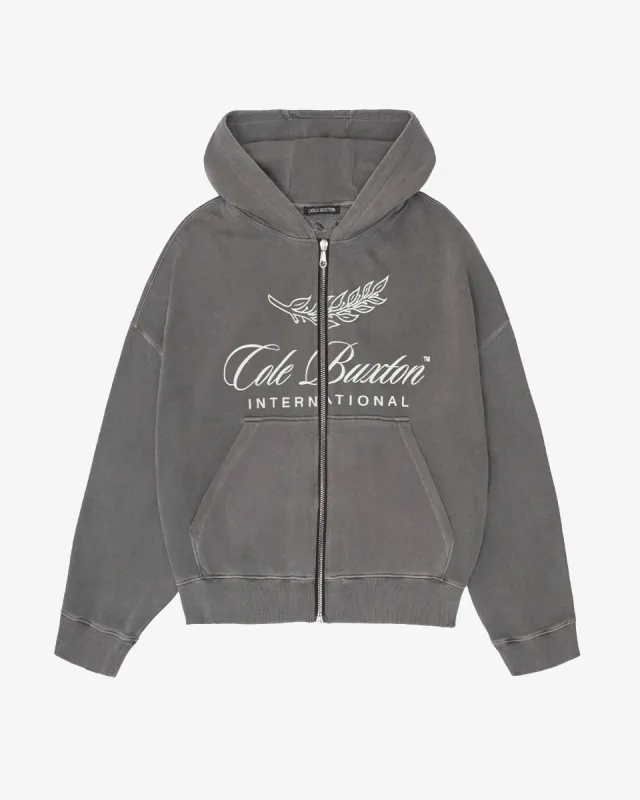 INTERNATIONAL ZIPPED HOODIE sold by Cole Buxton