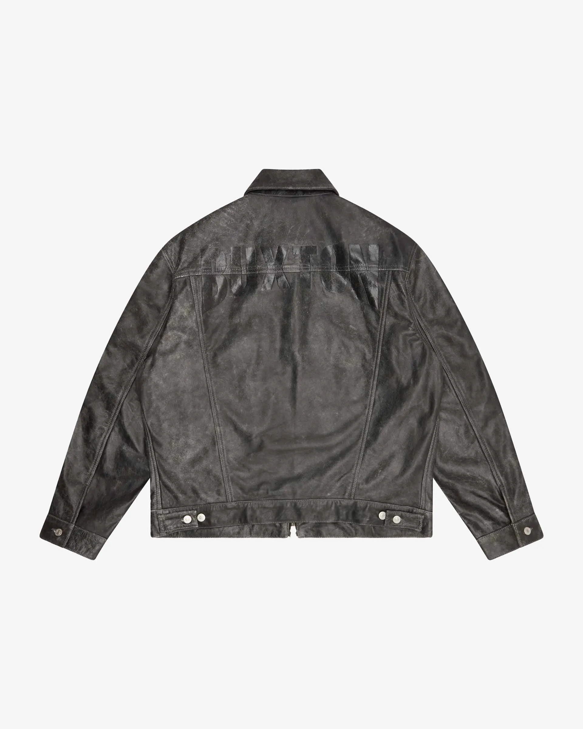 CB CRACKED LEATHER TRUCKER sold by Cole Buxton product image thumbnail 3