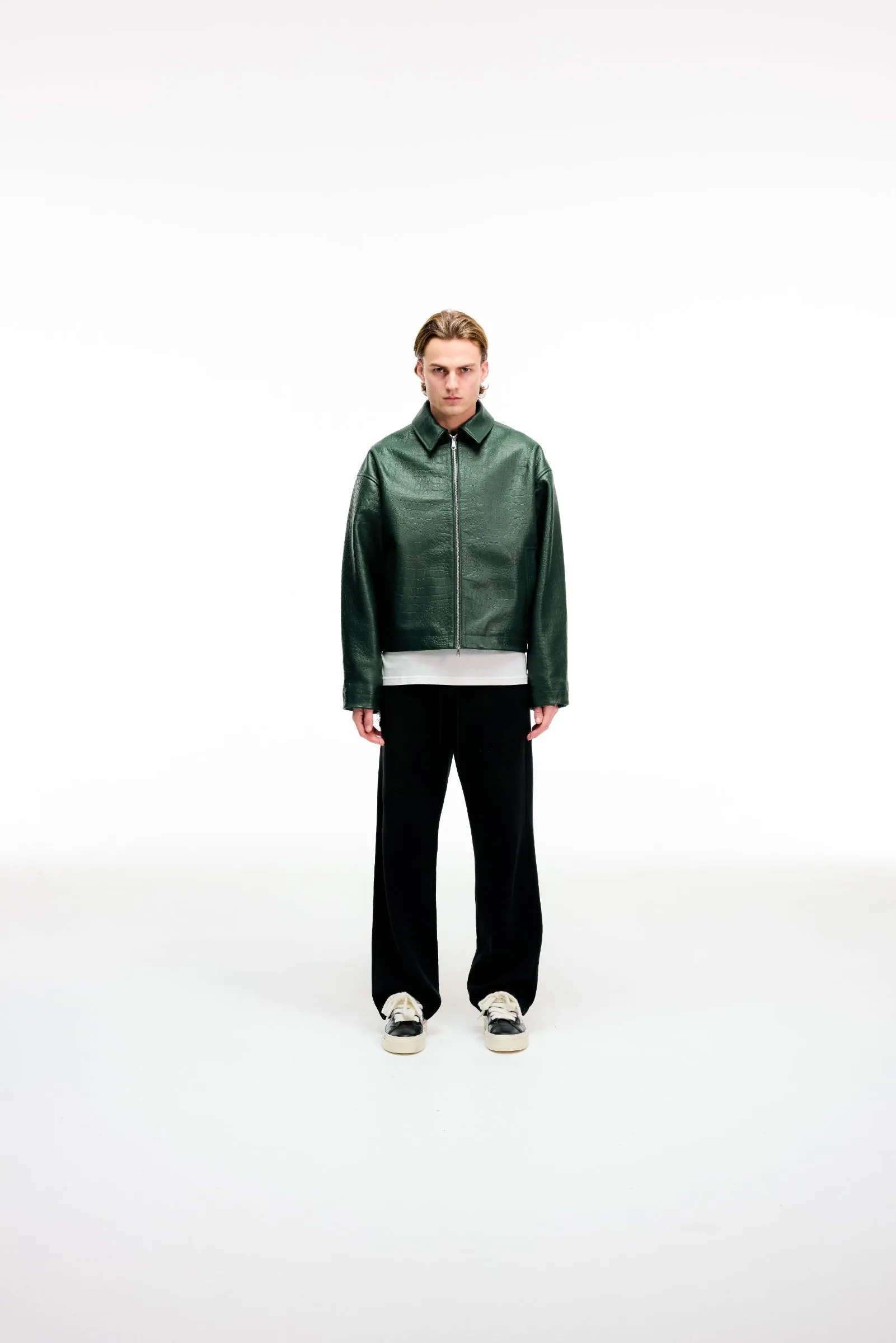 AKIMBO X CB CROC LEATHER JACKET sold by Cole Buxton product image thumbnail 2