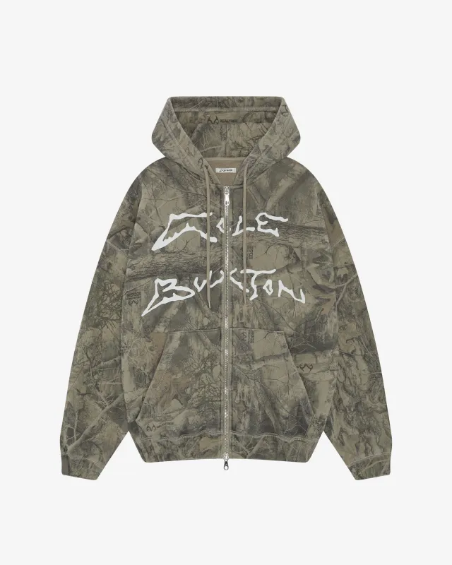 AKIMBO X CB REALTREE ZIP HOODIE sold by Cole Buxton