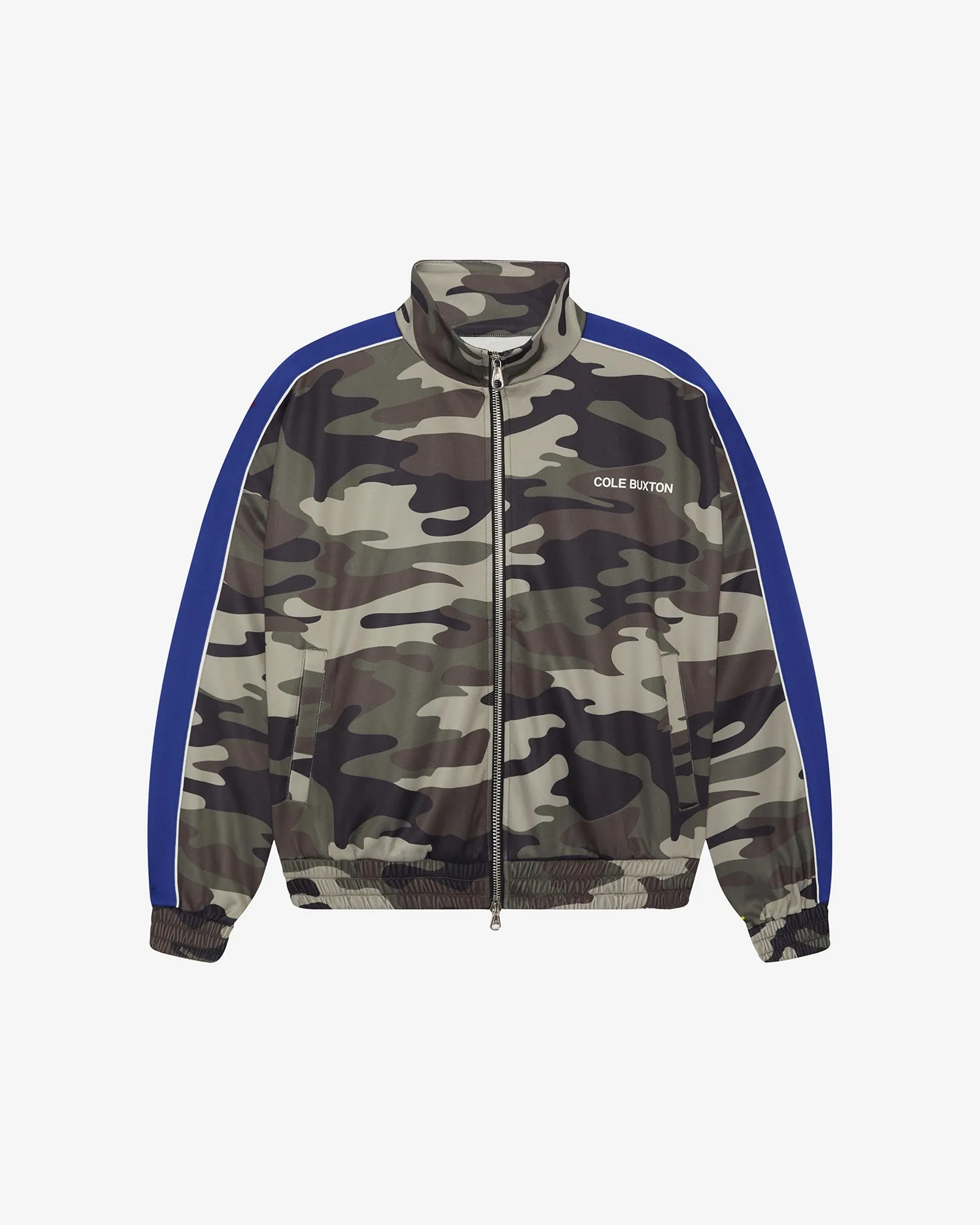 CAMO TRACK JACKET sold by Cole Buxton