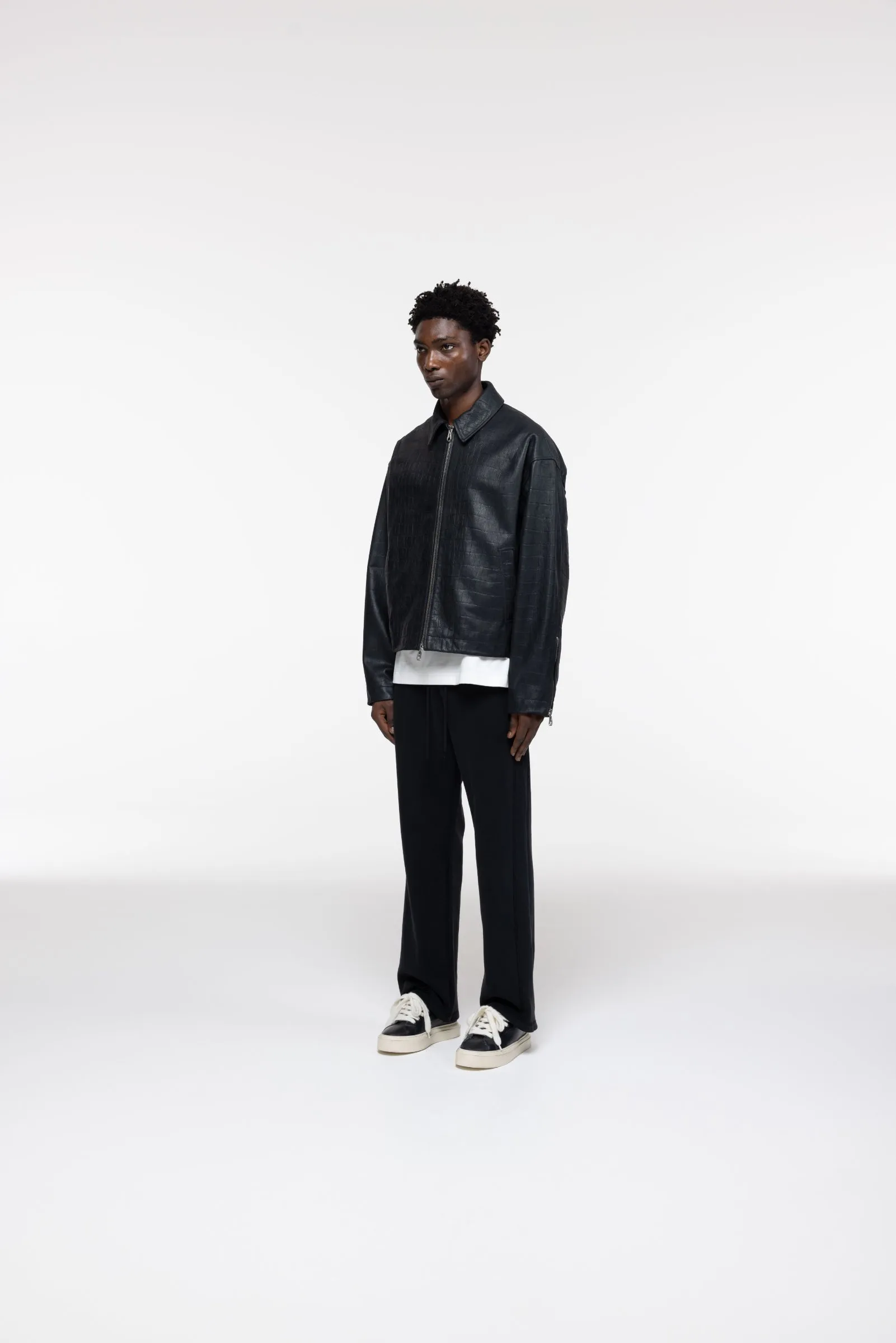 CROC LEATHER JACKET sold by Cole Buxton product image thumbnail 3