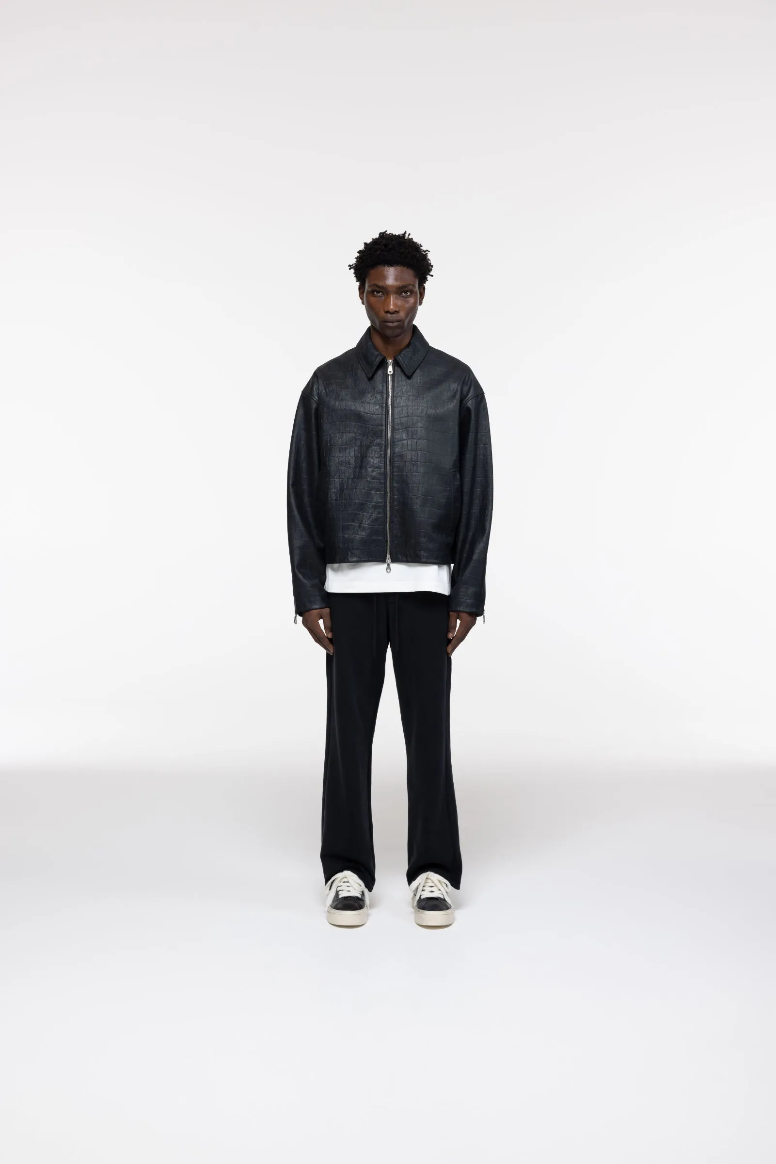 CROC LEATHER JACKET sold by Cole Buxton product image thumbnail 2