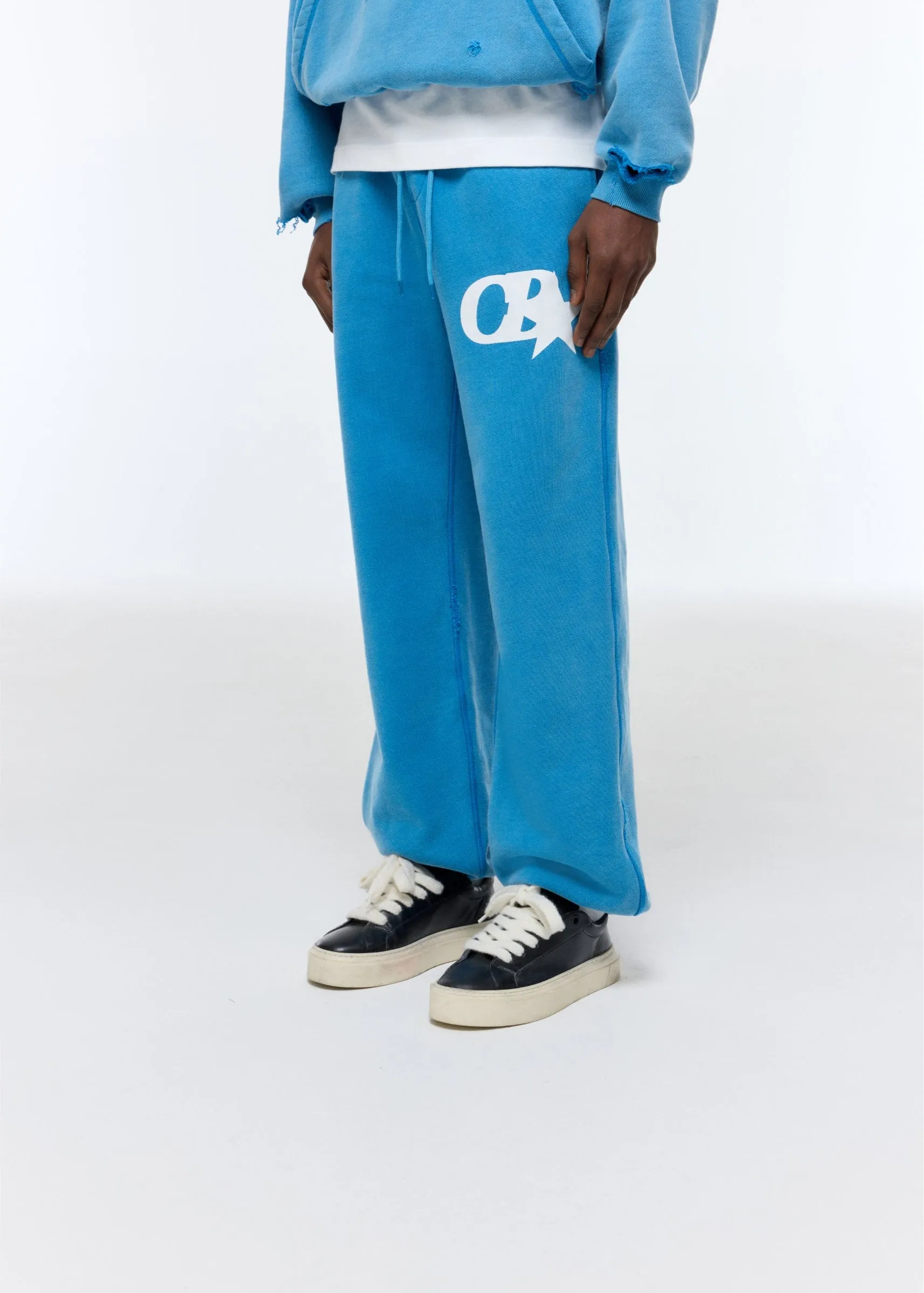 CB STAR DISTRESSED SWEATPANTS sold by Cole Buxton product image thumbnail 5