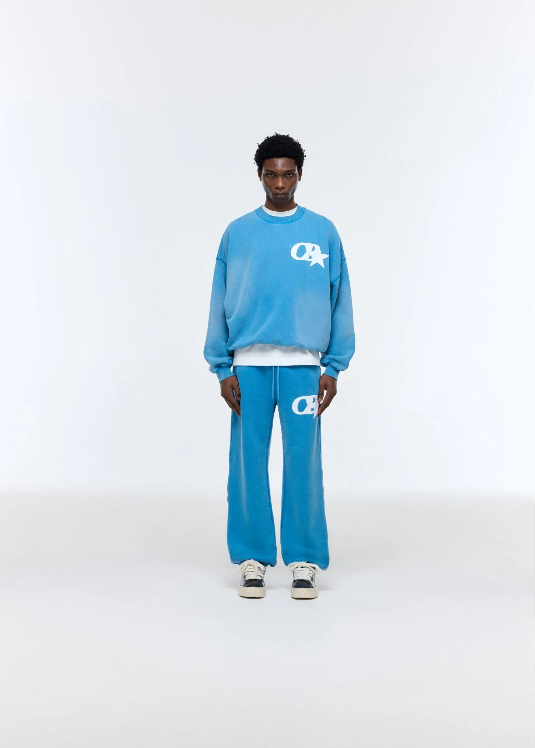 CB STAR DISTRESSED SWEATPANTS sold by Cole Buxton product image thumbnail 2