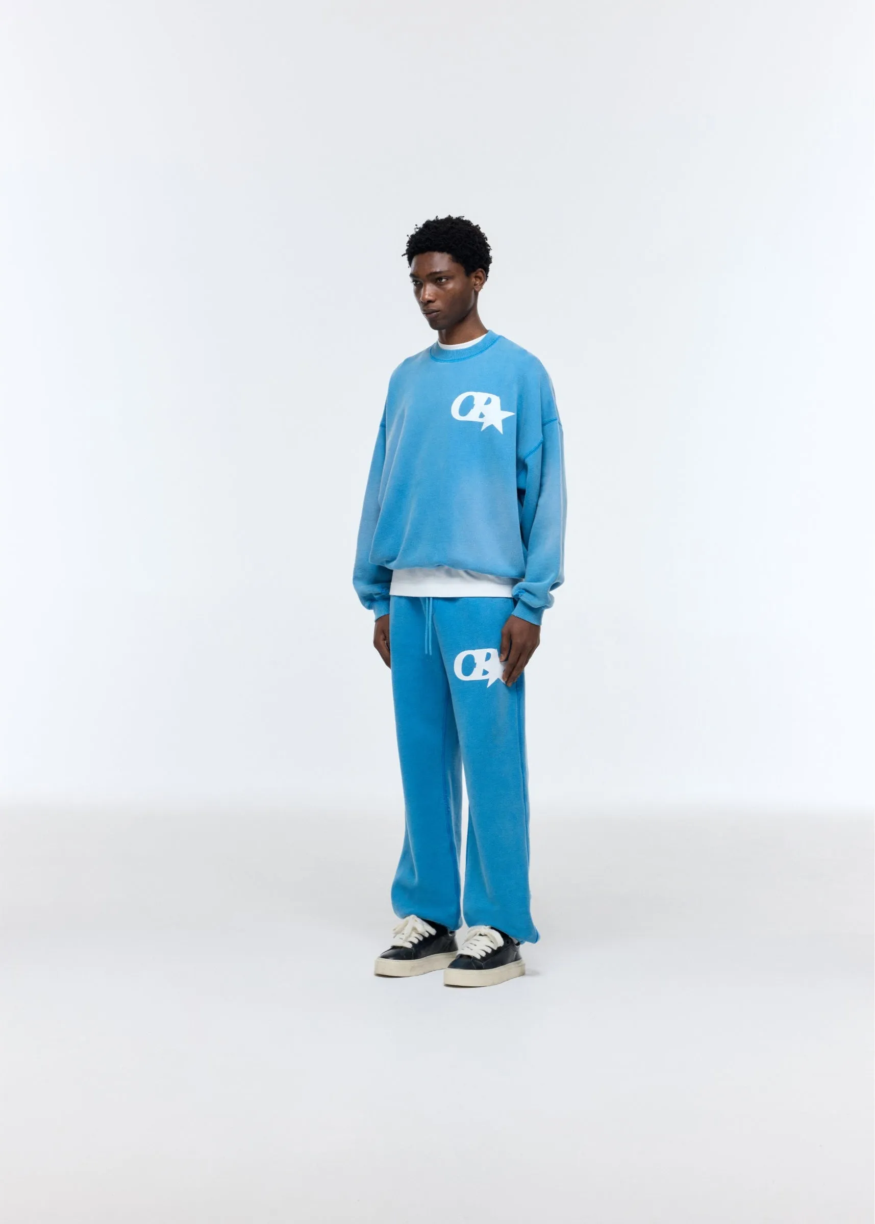 CB STAR DISTRESSED SWEATPANTS sold by Cole Buxton product image thumbnail 3