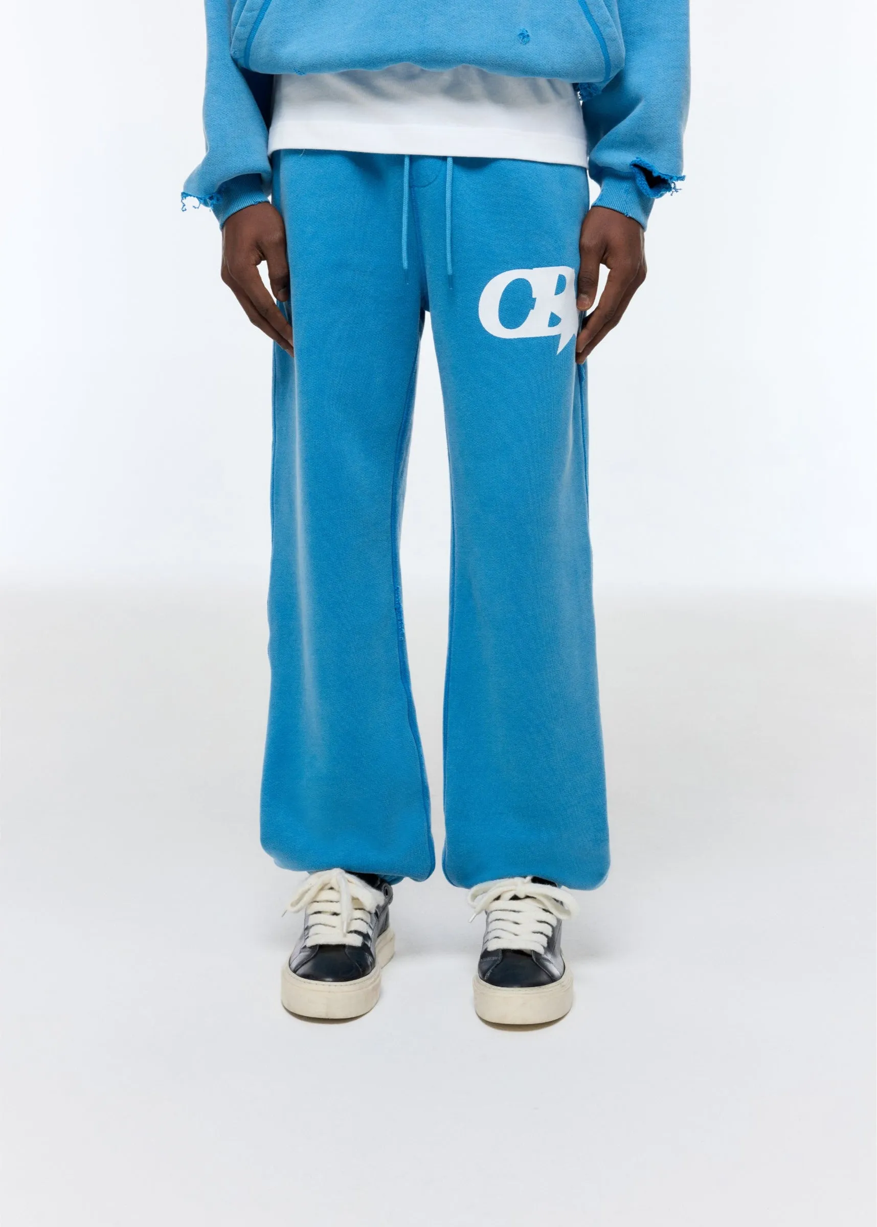 CB STAR DISTRESSED SWEATPANTS sold by Cole Buxton product image thumbnail 4