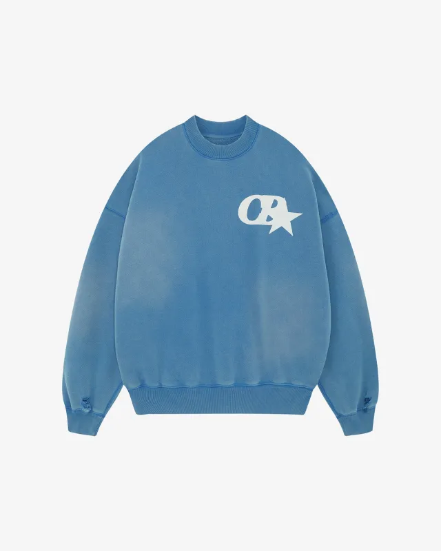 CB STAR DISTRESSED SWEATSHIRT sold by Cole Buxton