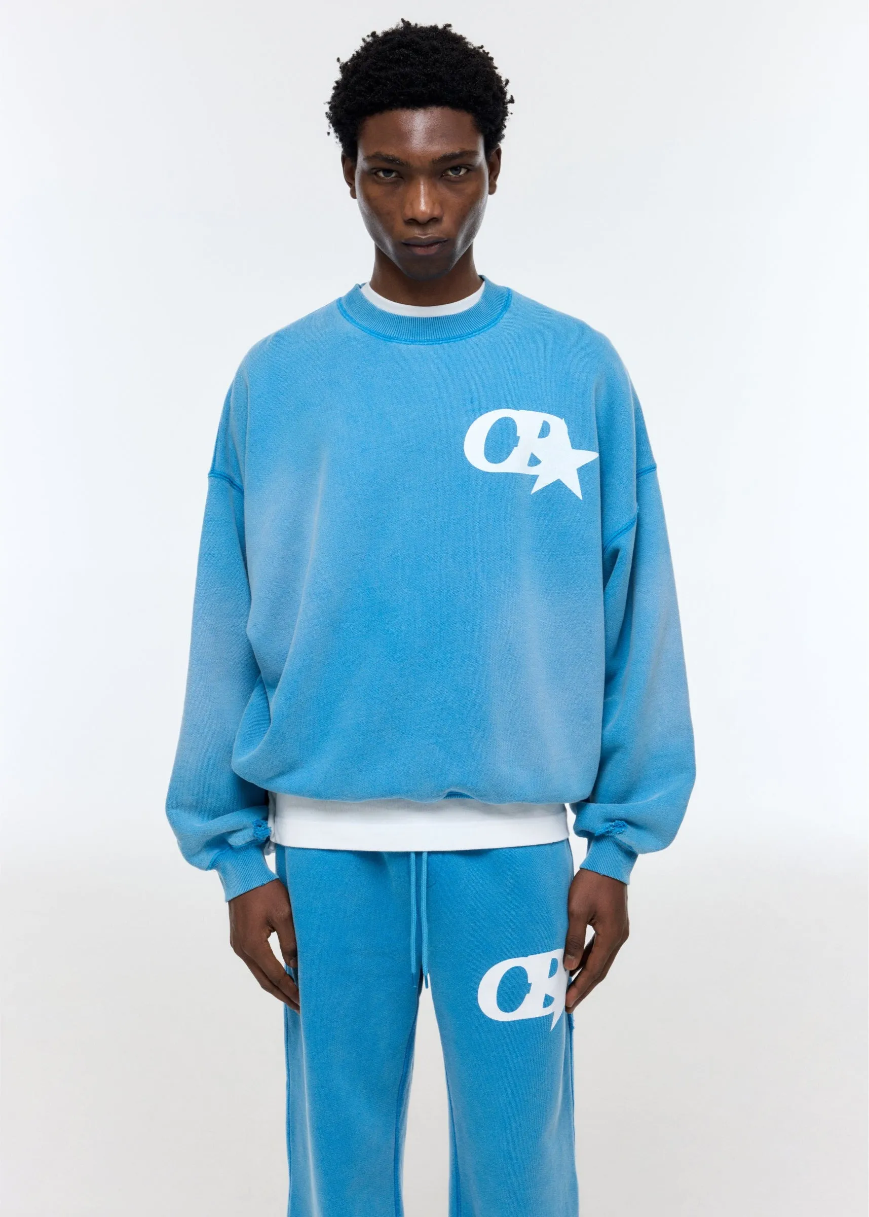 CB STAR DISTRESSED SWEATSHIRT sold by Cole Buxton product image thumbnail 5