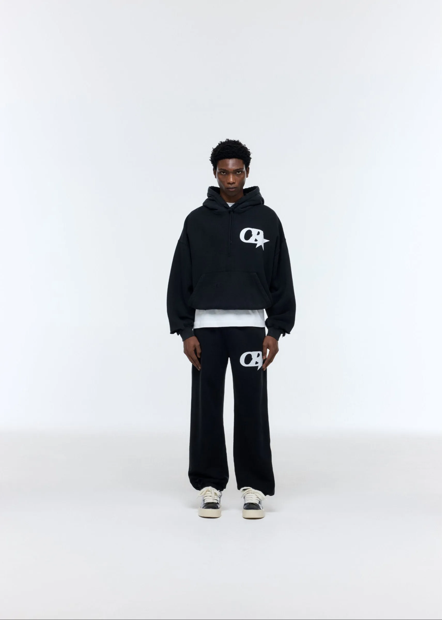 CB STAR DISTRESSED POCKET HOODIE sold by Cole Buxton product image thumbnail 2