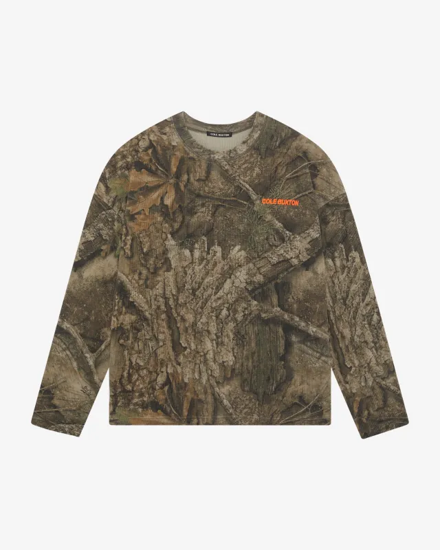 REAL TREE WAFFLE LONG SLEEVE T-SHIRT sold by Cole Buxton