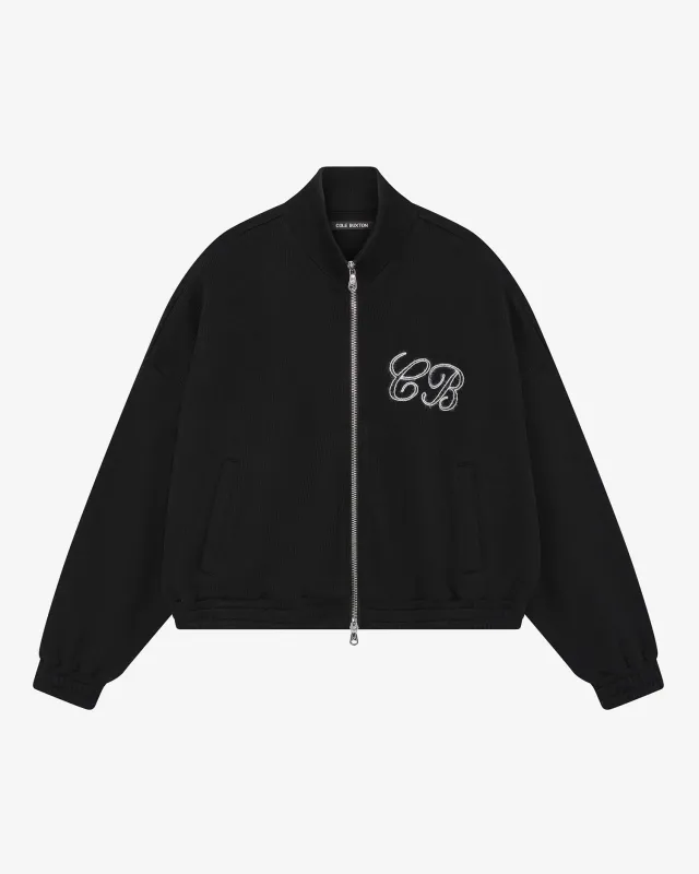 KNITTED TRACK JACKET sold by Cole Buxton