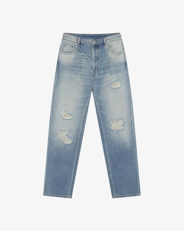 DISTRESSED FRONT JEANS made by Cole Buxton