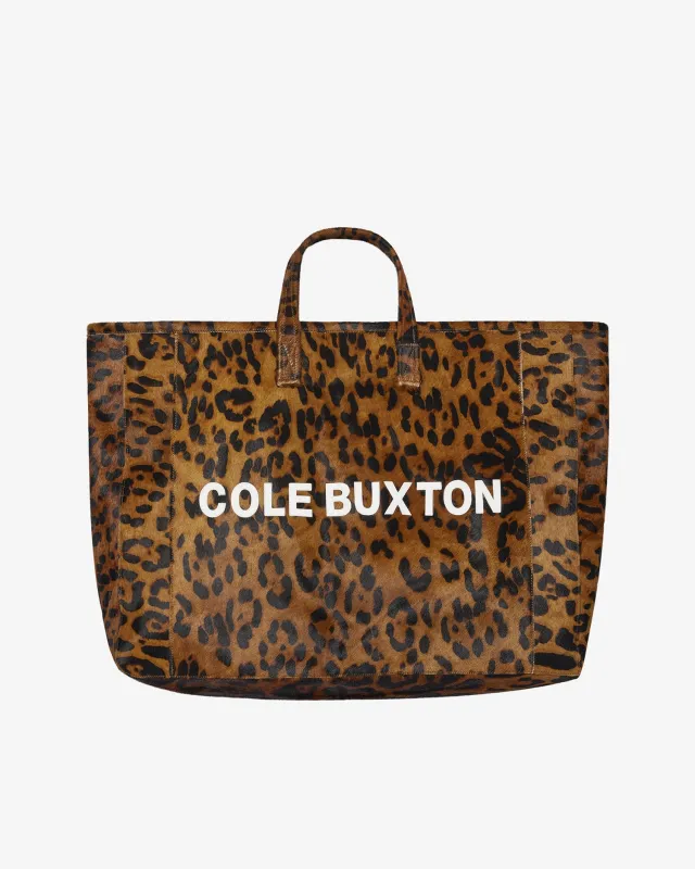 HAIRY LEOPARD TOTE BAG sold by Cole Buxton