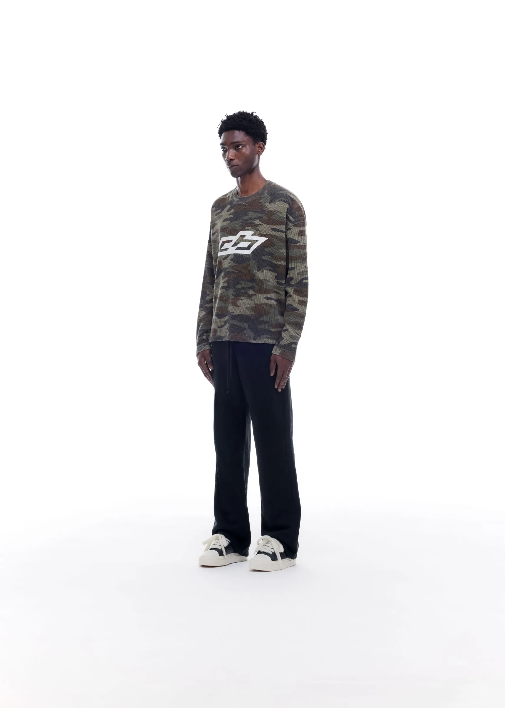 CAMO RALLY WAFFLE LONG SLEEVE T-SHIRT sold by Cole Buxton product image thumbnail 3