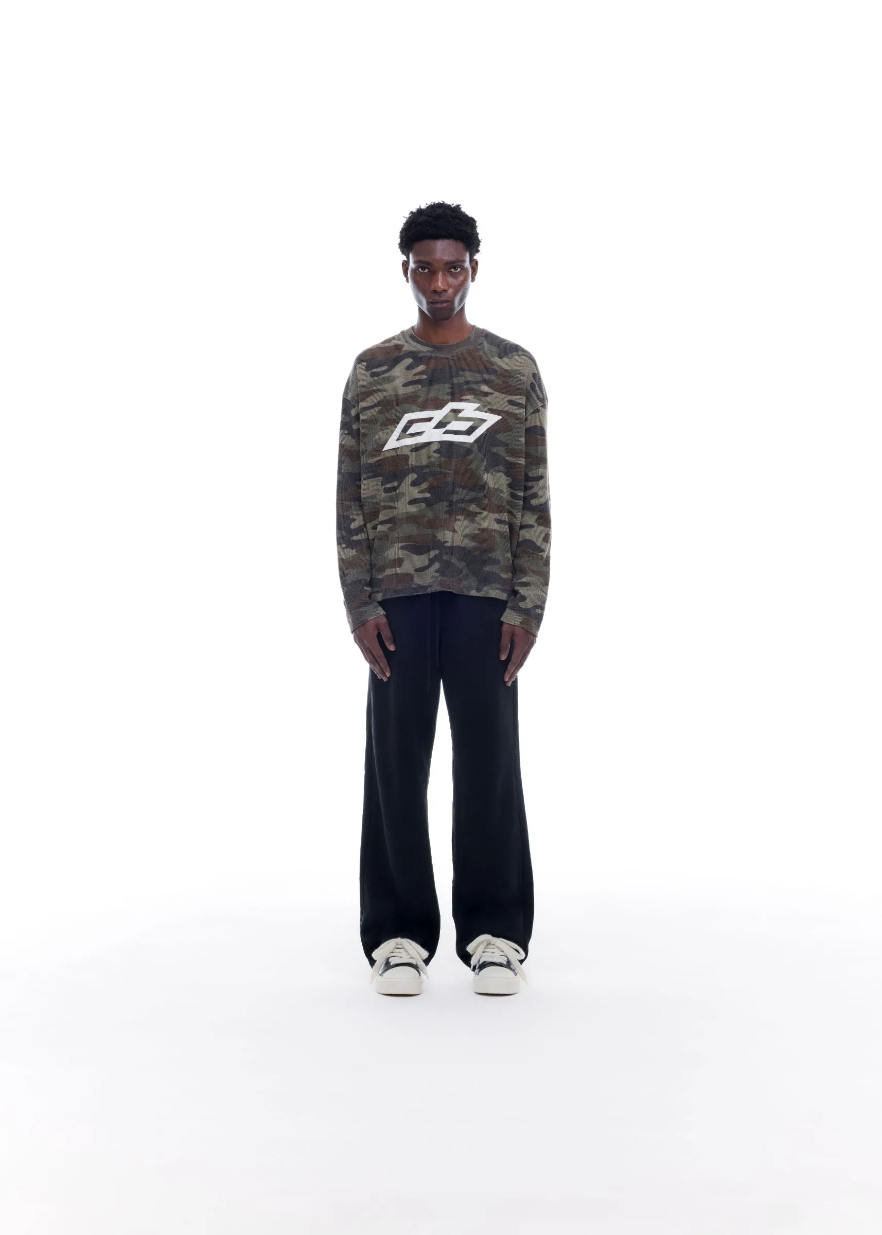CAMO RALLY WAFFLE LONG SLEEVE T-SHIRT sold by Cole Buxton product image thumbnail 2